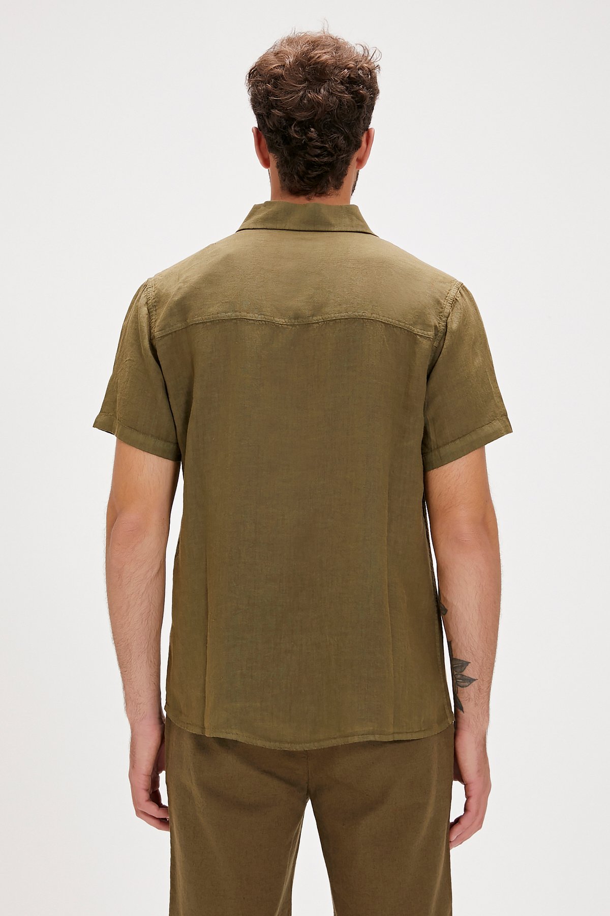 Lyne Khaki Men's Shirt