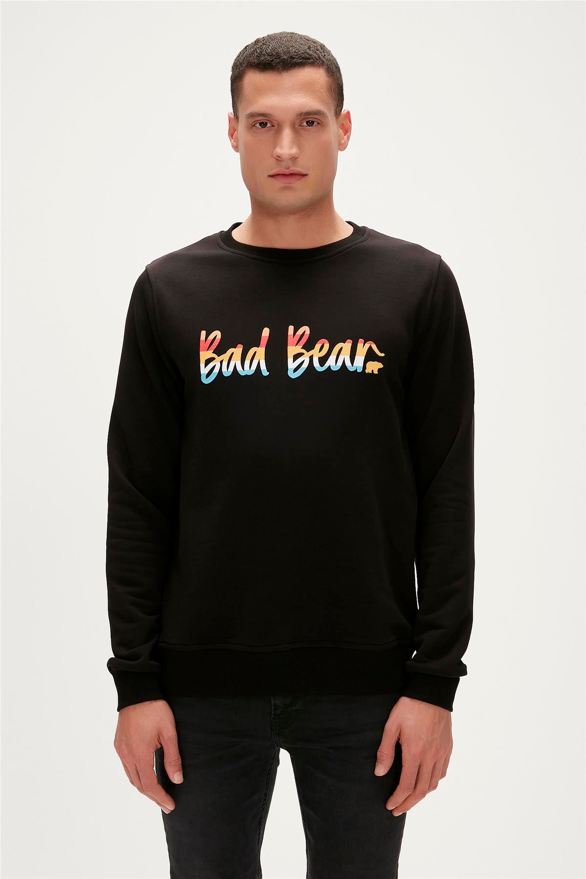 MANUSCRIPT CREWNECK SİYAH