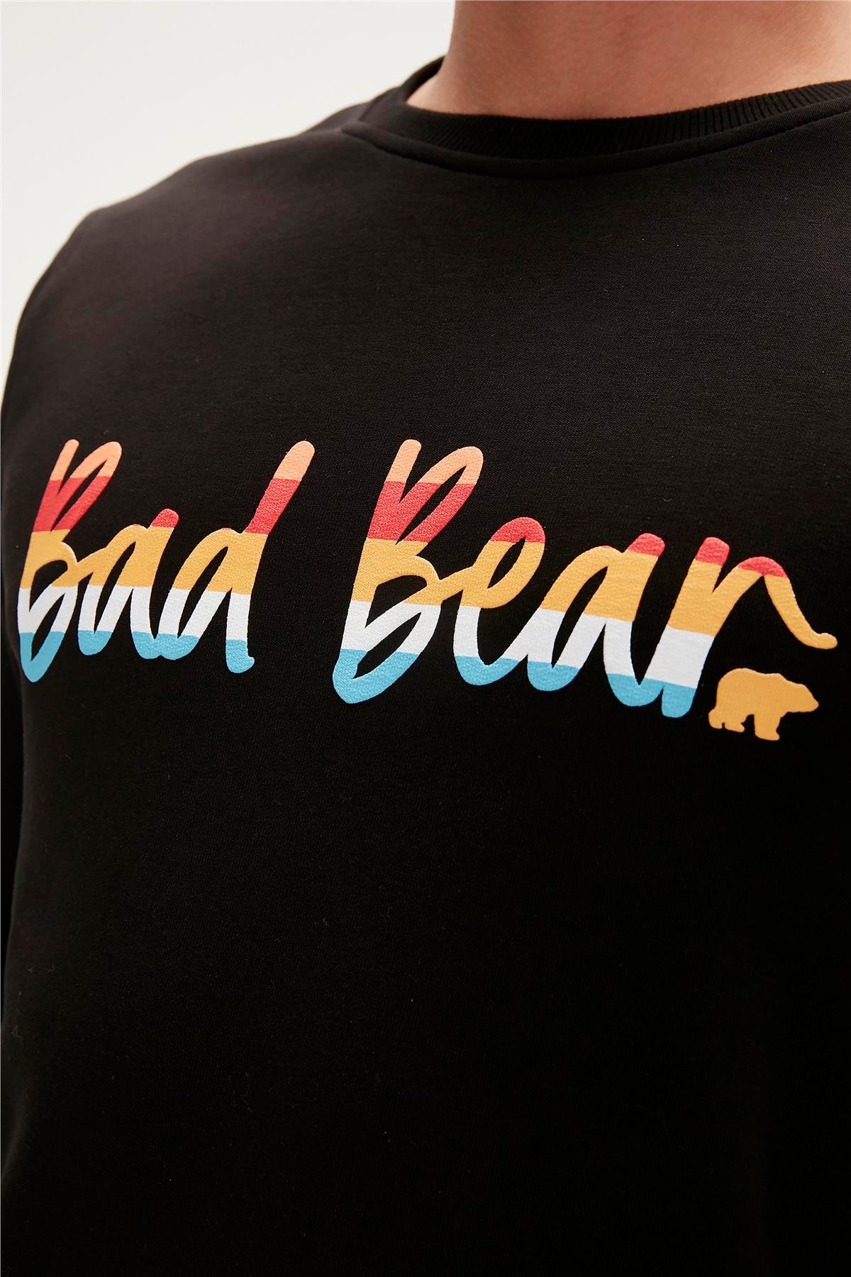 MANUSCRIPT CREWNECK SİYAH