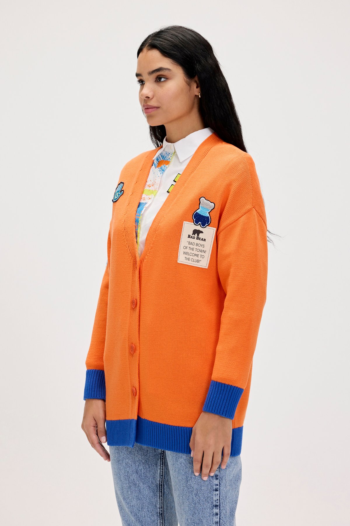 MARGARET KNIT CARDIGAN CARDIGAN ORANGE  KADIN KNITWEAR MARGARET KNIT CARDIGANMARGARET KNIT CARDIGAN