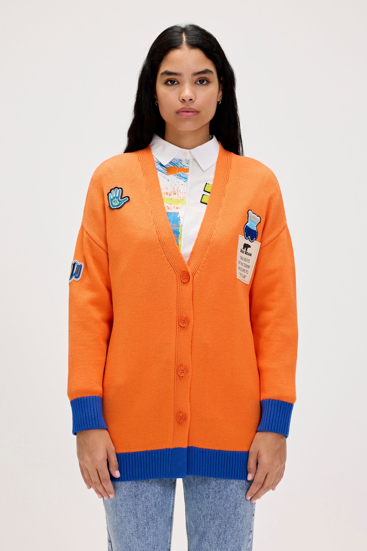 MARGARET KNIT CARDIGAN CARDIGAN ORANGE  KADIN KNITWEAR MARGARET KNIT CARDIGANMARGARET KNIT CARDIGAN