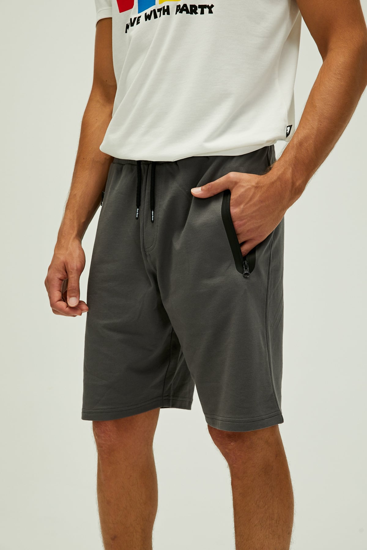 Mıles Sweatshort Asphalt