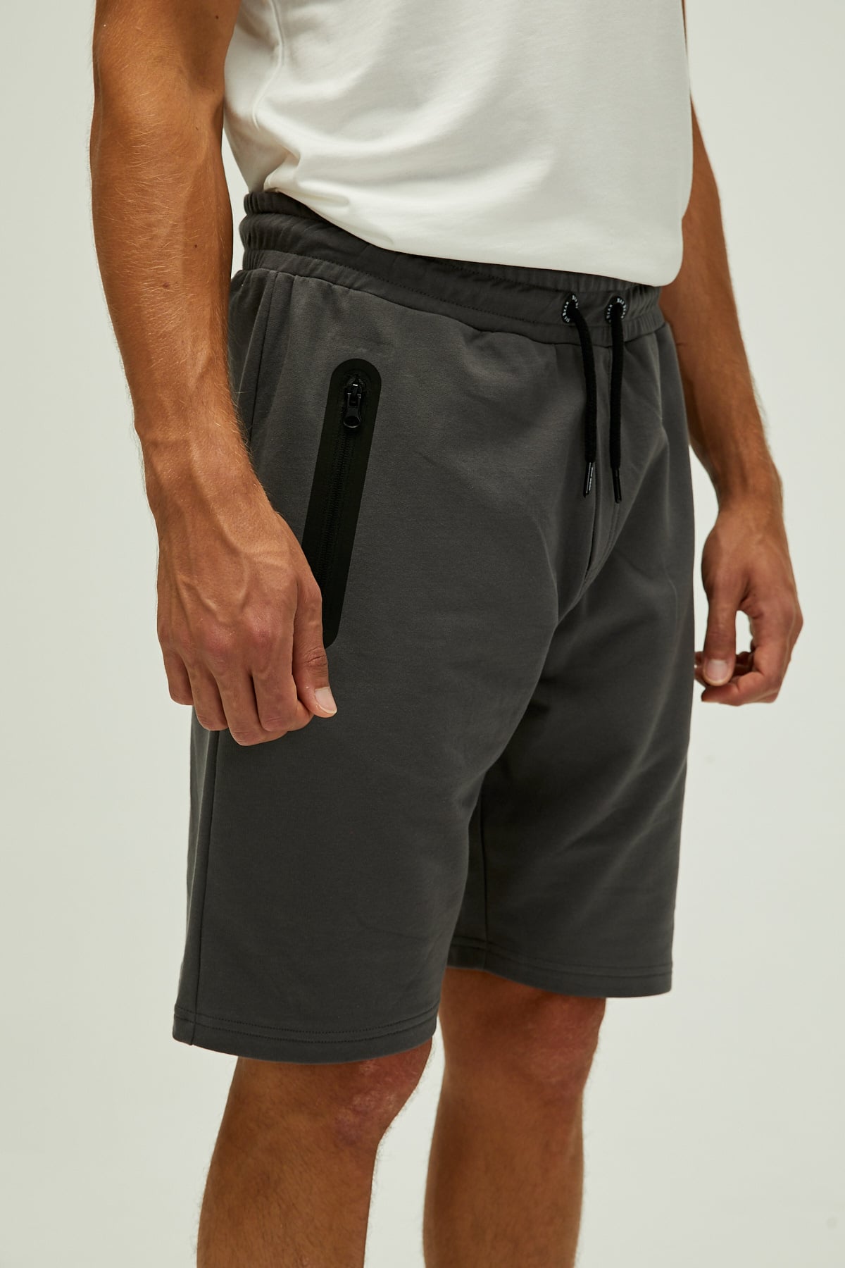 Mıles Sweatshort Asphalt