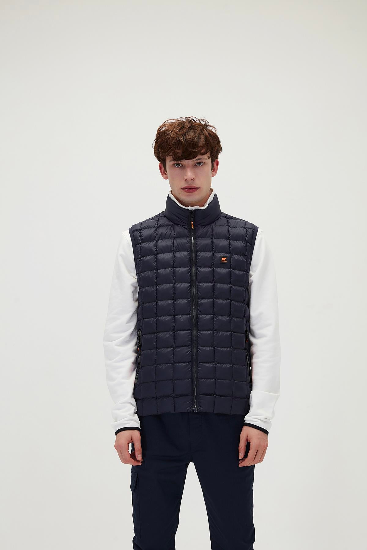 Miner Vest Lacivert Erkek Puffer Yelek