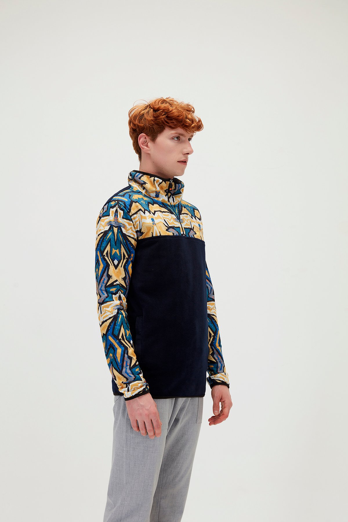 MIRAGE HALF ZIP POLAR BLUE