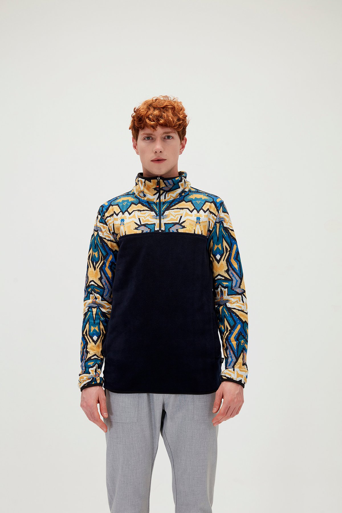 MIRAGE HALF ZIP POLAR BLUE
