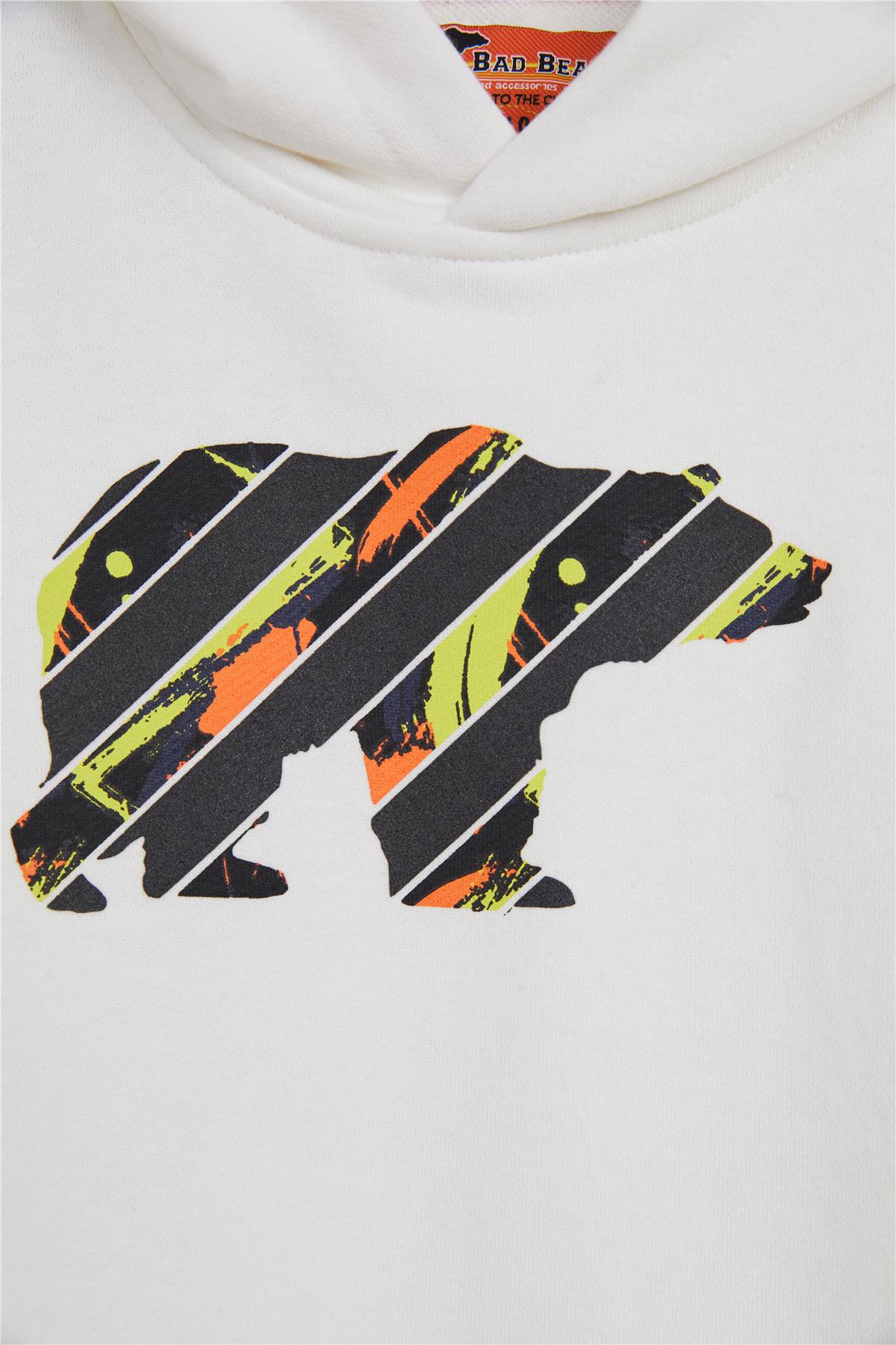 MONO HOODIE JR PRINTED HOODIE OFF-WHITE  ÇOCUK SWEATSHIRT MONO HOODIE JRMONO HOODIE JR