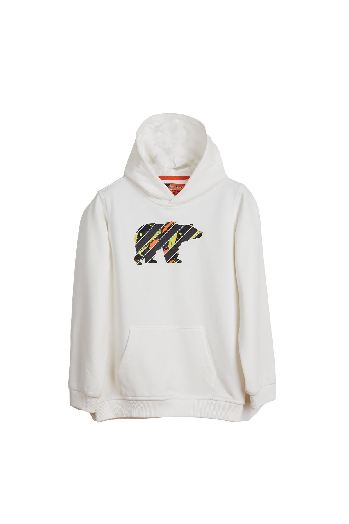 MONO HOODIE JR PRINTED HOODIE OFF-WHITE  ÇOCUK SWEATSHIRT MONO HOODIE JRMONO HOODIE JR