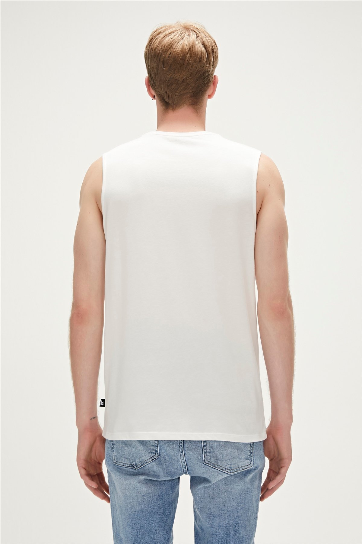 MONSTERA TANK-TOP BEYAZ