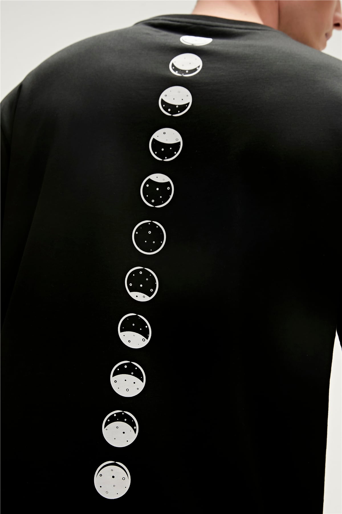MOON PHASE T-SHIRT SİYAH
