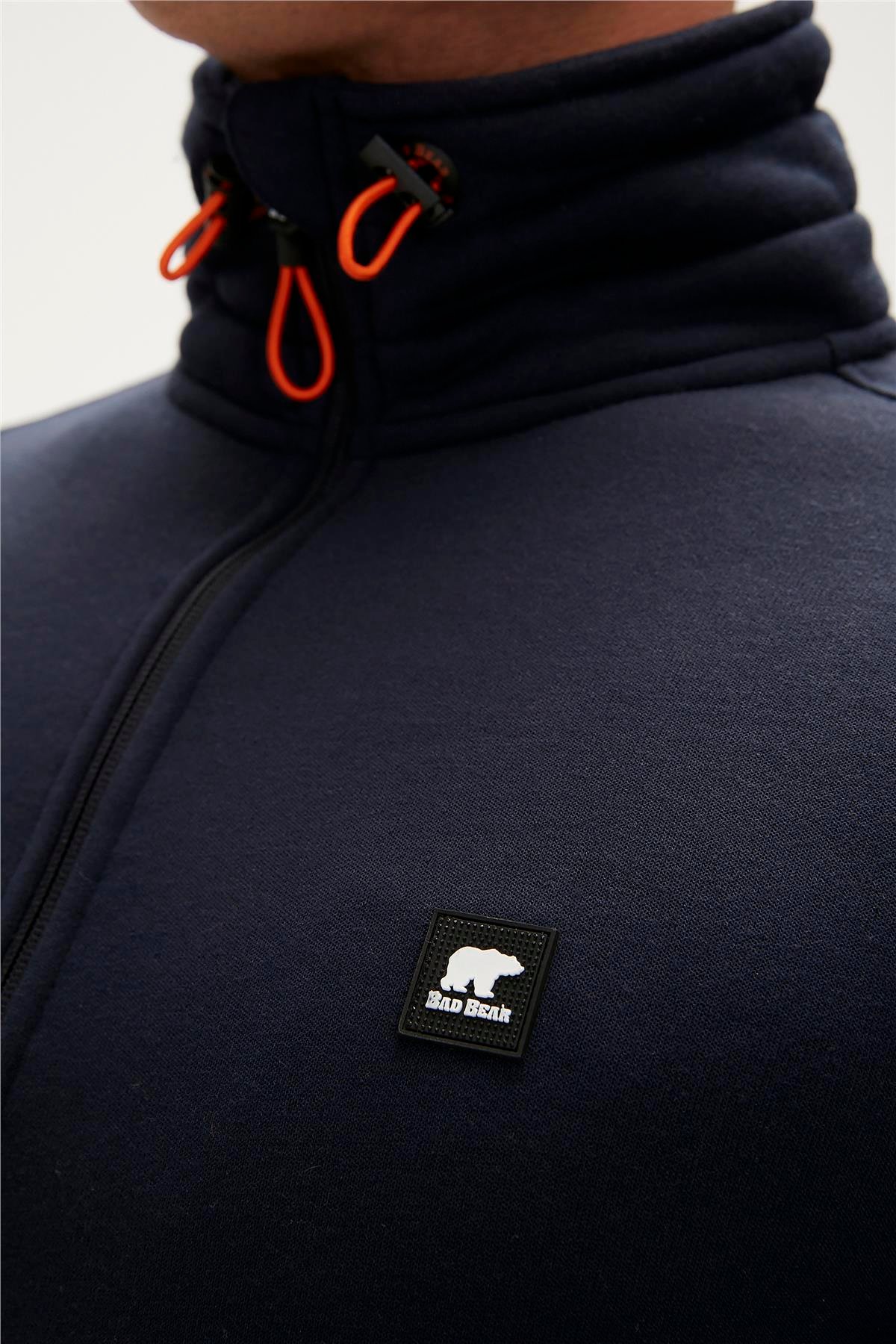 MORE BEAR FULL ZIP LACİVERT