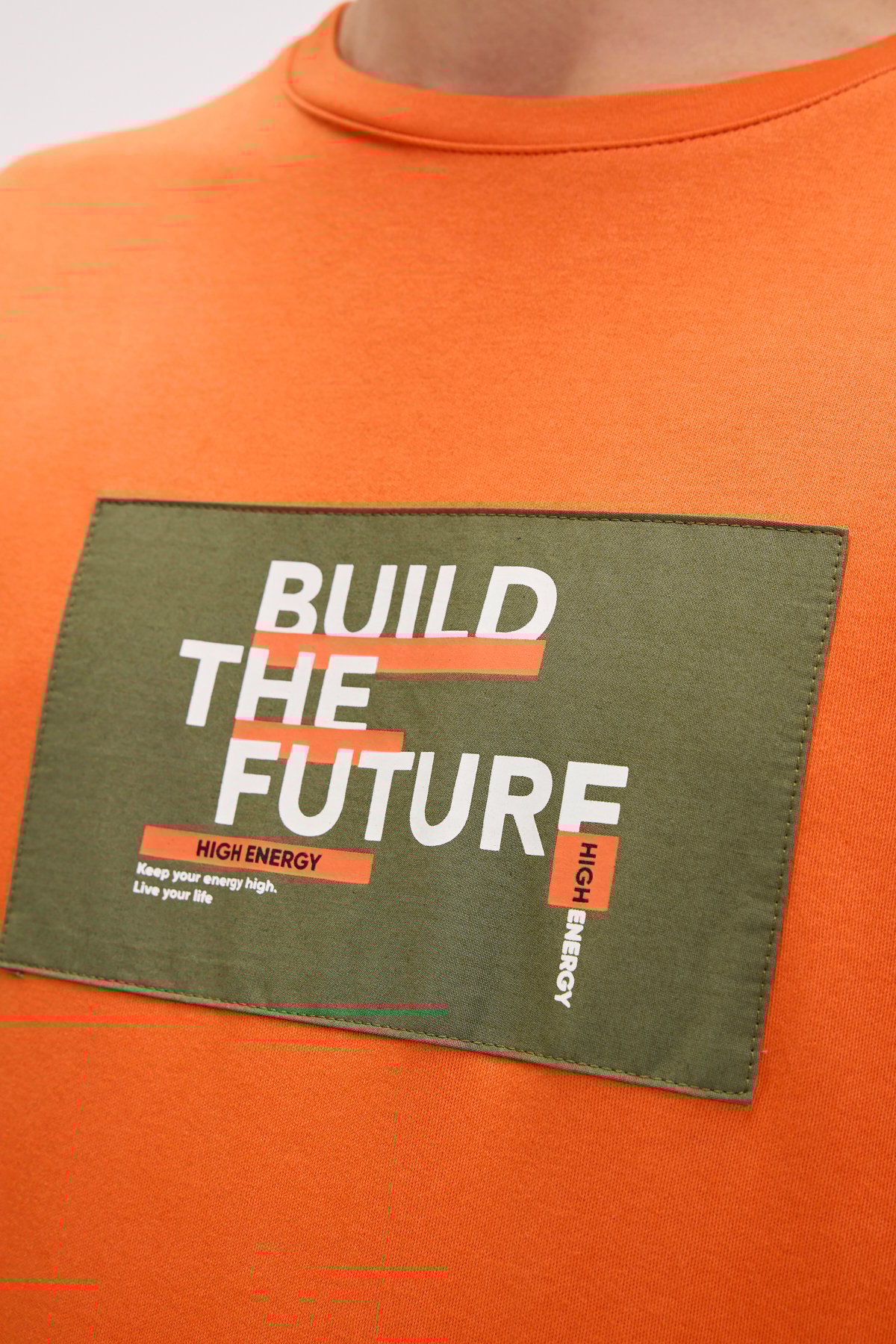 MORENO T-SHIRT PRINTED T-SHIRT ORANGE  ERKEK T-SHIRT MORENO T-SHIRTMORENO T-SHIRT