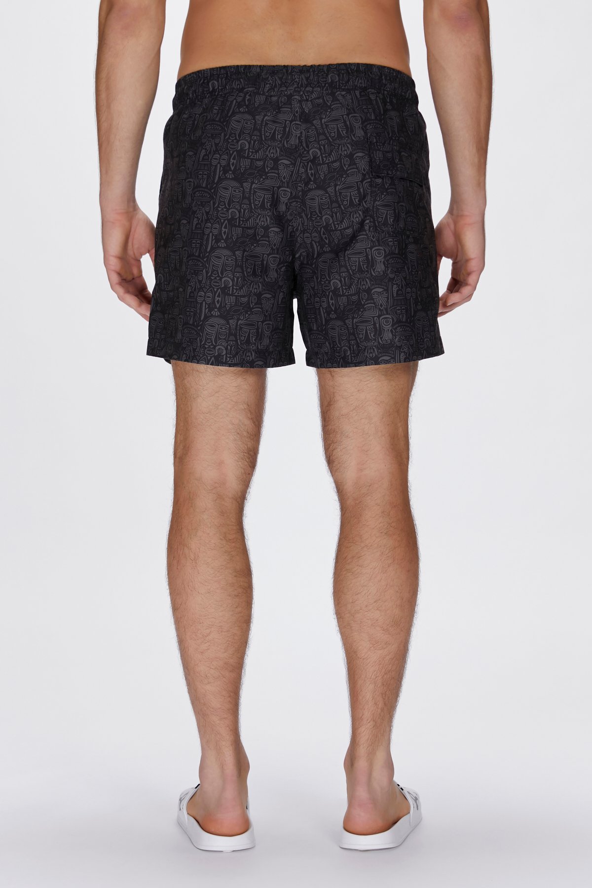 Moshe Siyah Erkek Deniz Şortu