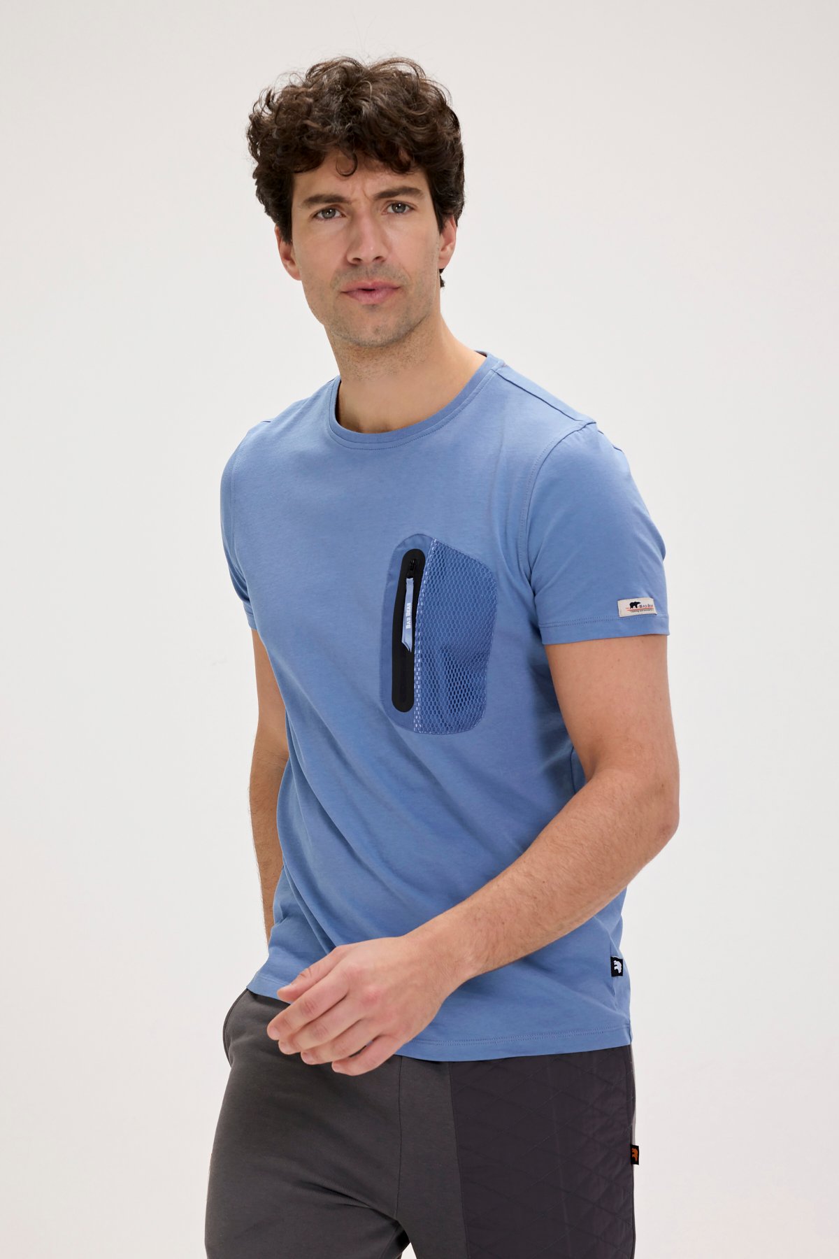 OLIVER T-SHIRT POCKET T-SHIRT ELEMENTAL BLUE  ERKEK T-SHIRT OLIVER T-SHIRTOLIVER T-SHIRT