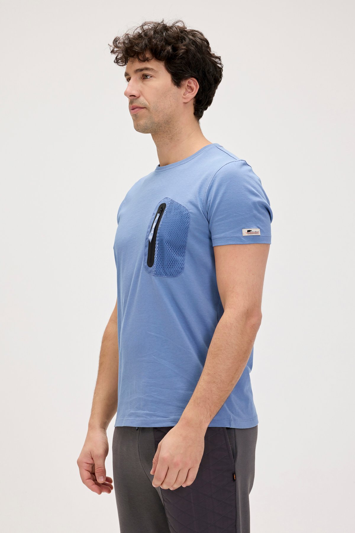 OLIVER T-SHIRT POCKET T-SHIRT ELEMENTAL BLUE  ERKEK T-SHIRT OLIVER T-SHIRTOLIVER T-SHIRT