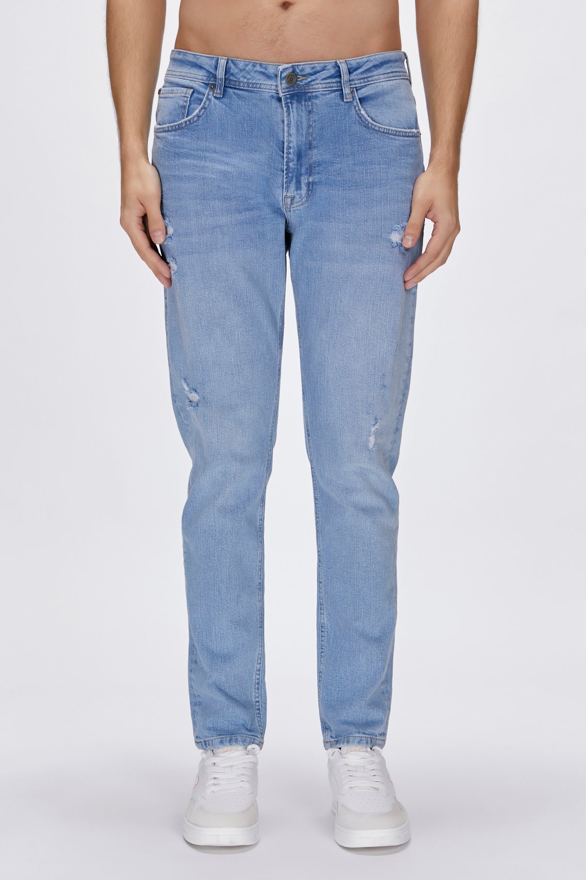 Palermo Jeans Buz Mavi Erkek Denim Pantolon