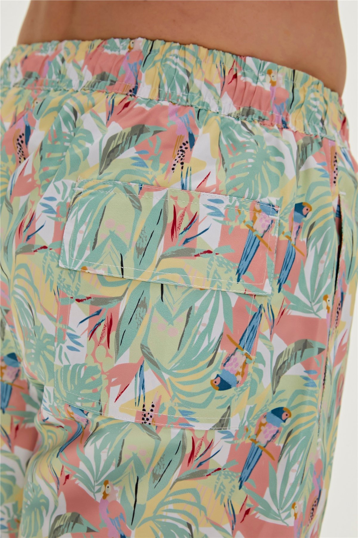 PARROT SWIMSHORT BEYAZ