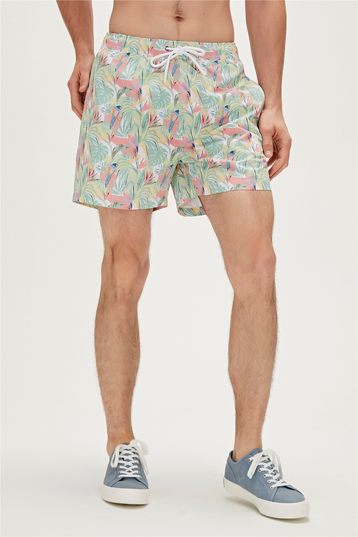 PARROT SWIMSHORT BEYAZ
