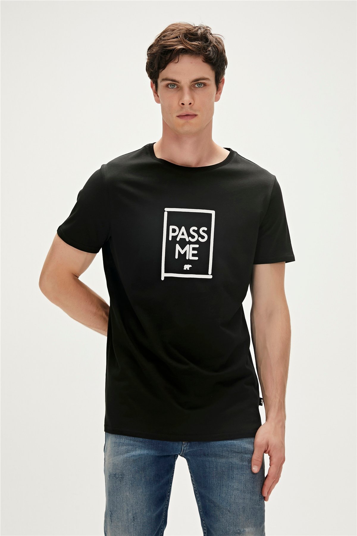 PASS ME T-SHIRT SİYAH