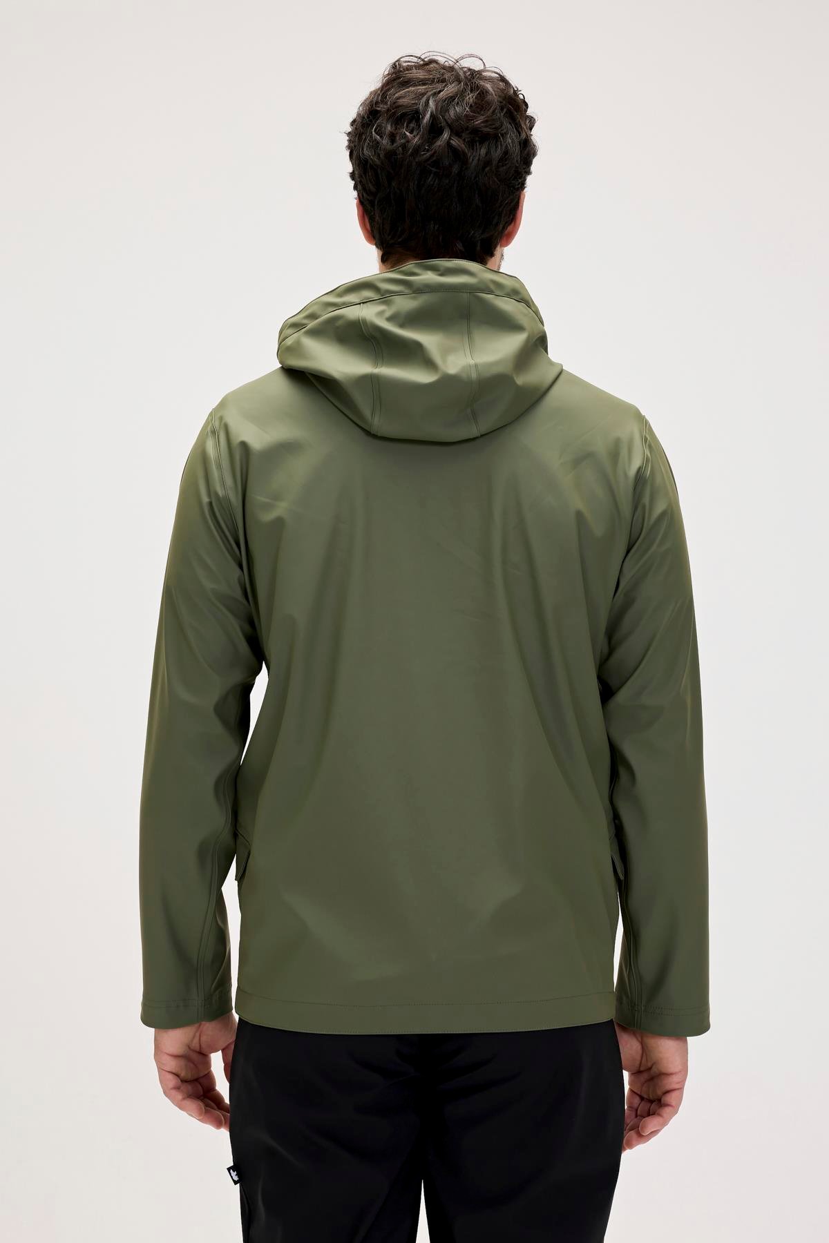 Patrol Raincoat Thyme Yeşil  Erkek Kapüşonlu Yağmurluk 