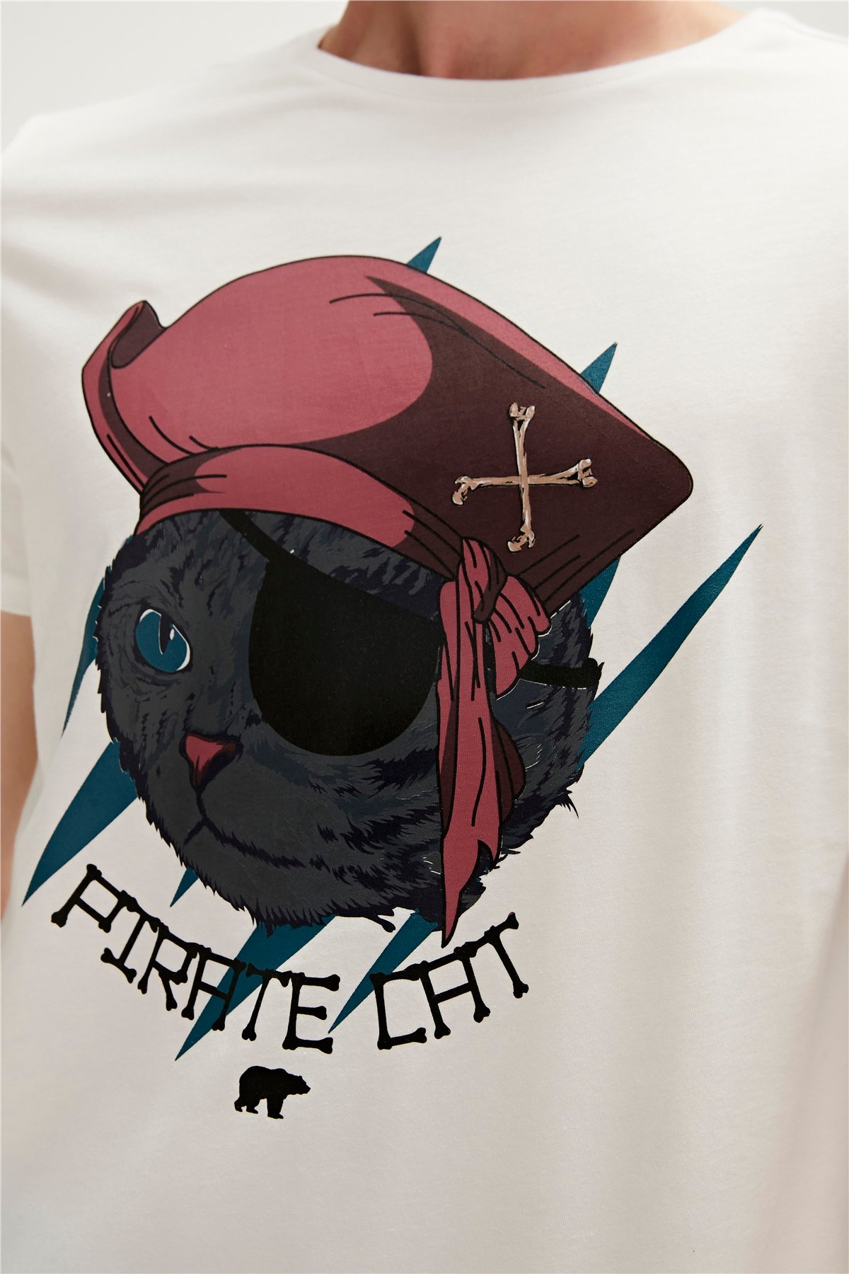 PIRATE T-SHIRT BEYAZ