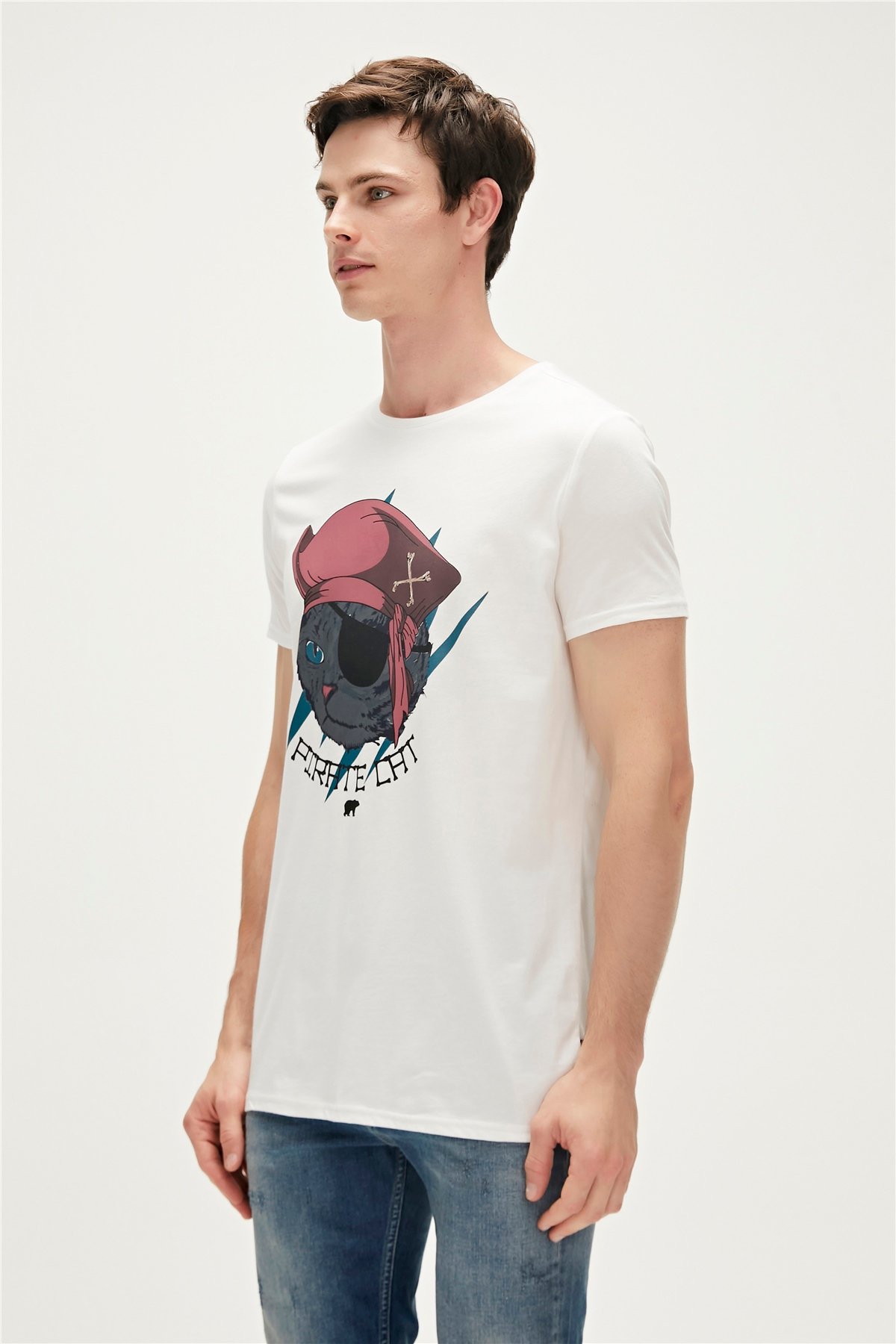 PIRATE T-SHIRT BEYAZ
