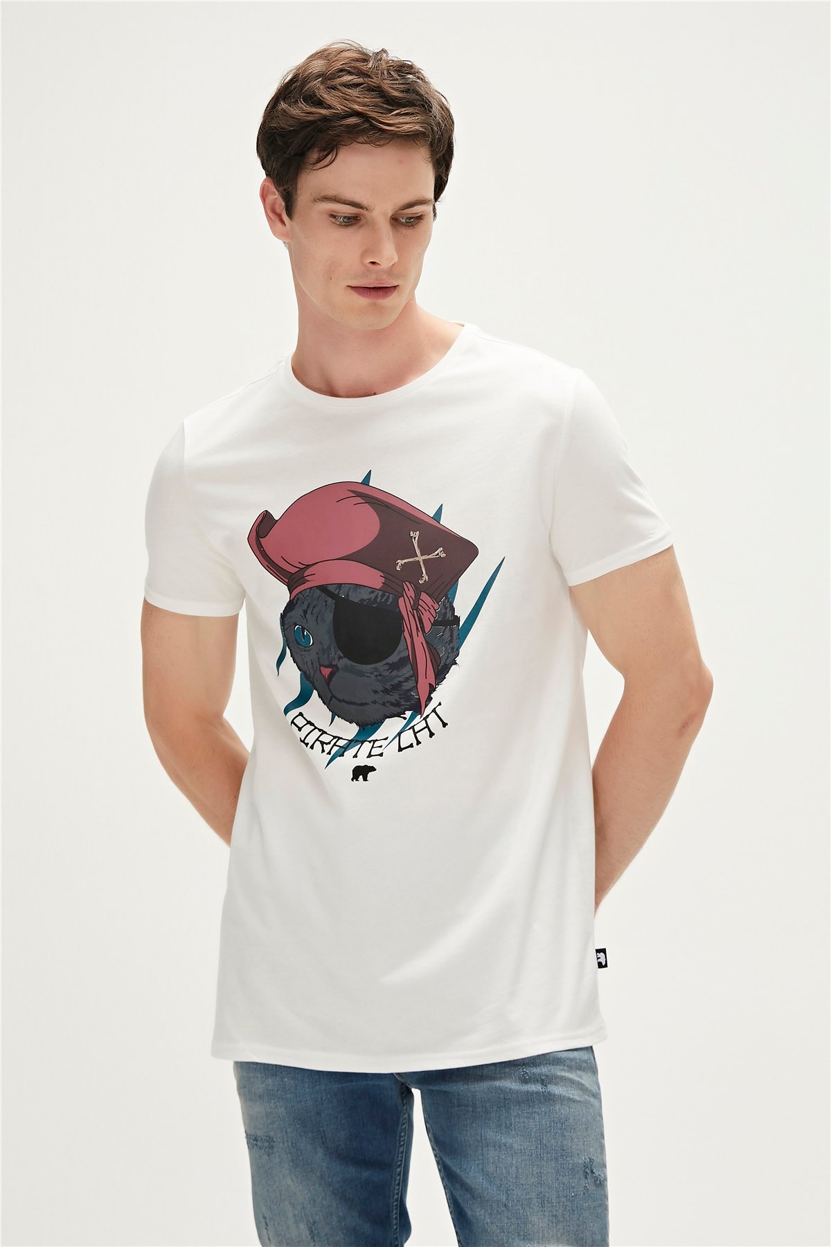 PIRATE T-SHIRT BEYAZ