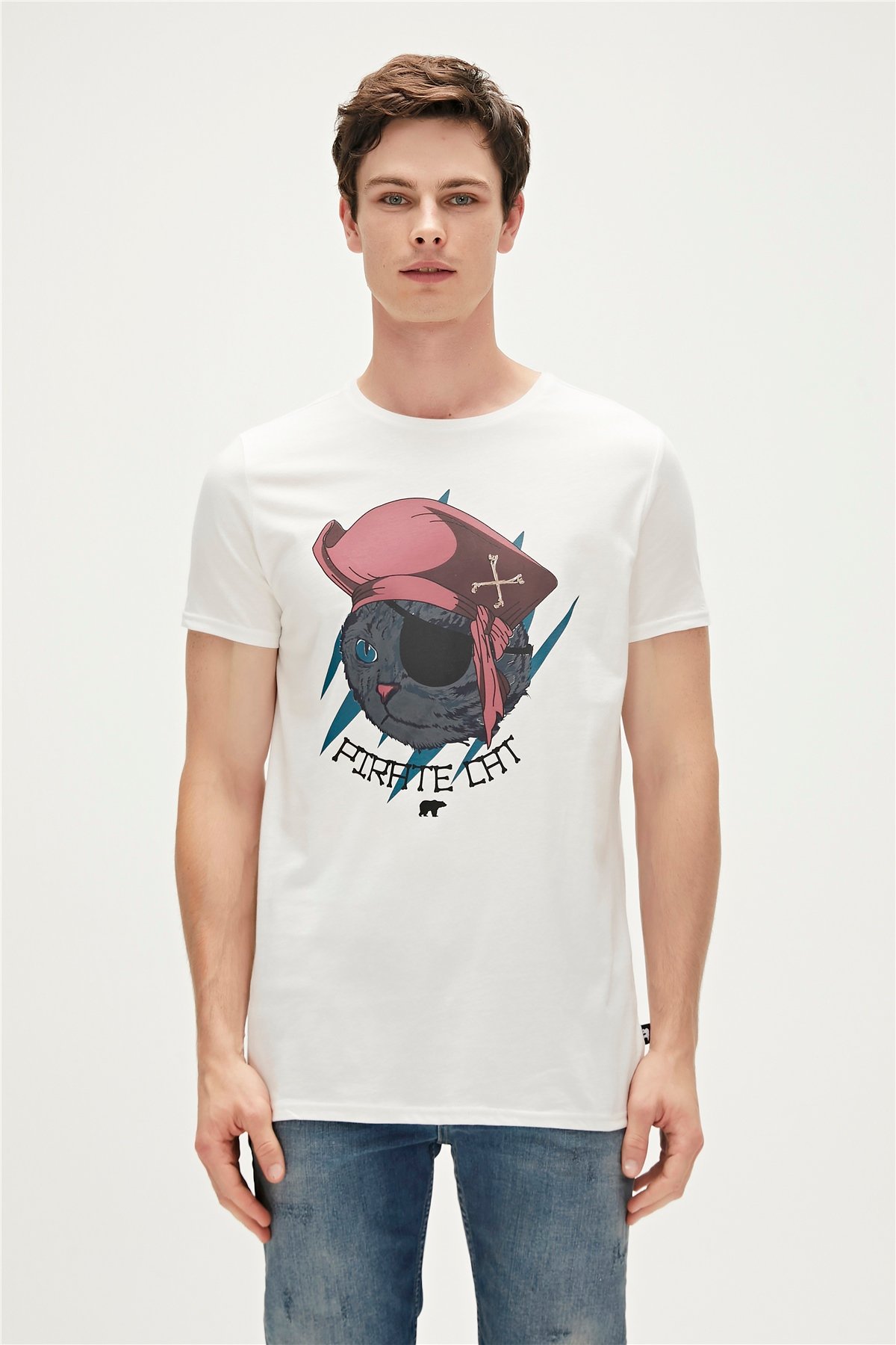 PIRATE T-SHIRT BEYAZ