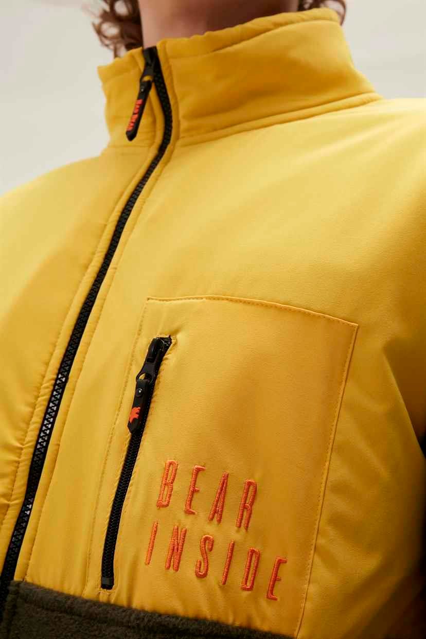 Poncy Full-Zip Thyme Yeşil Fermuarlı Erkek Polar Sweatshirt