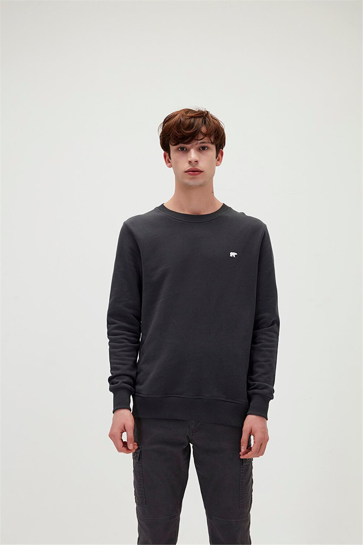 PRESAGE CREWNECK KING SIZE ANTRASİT