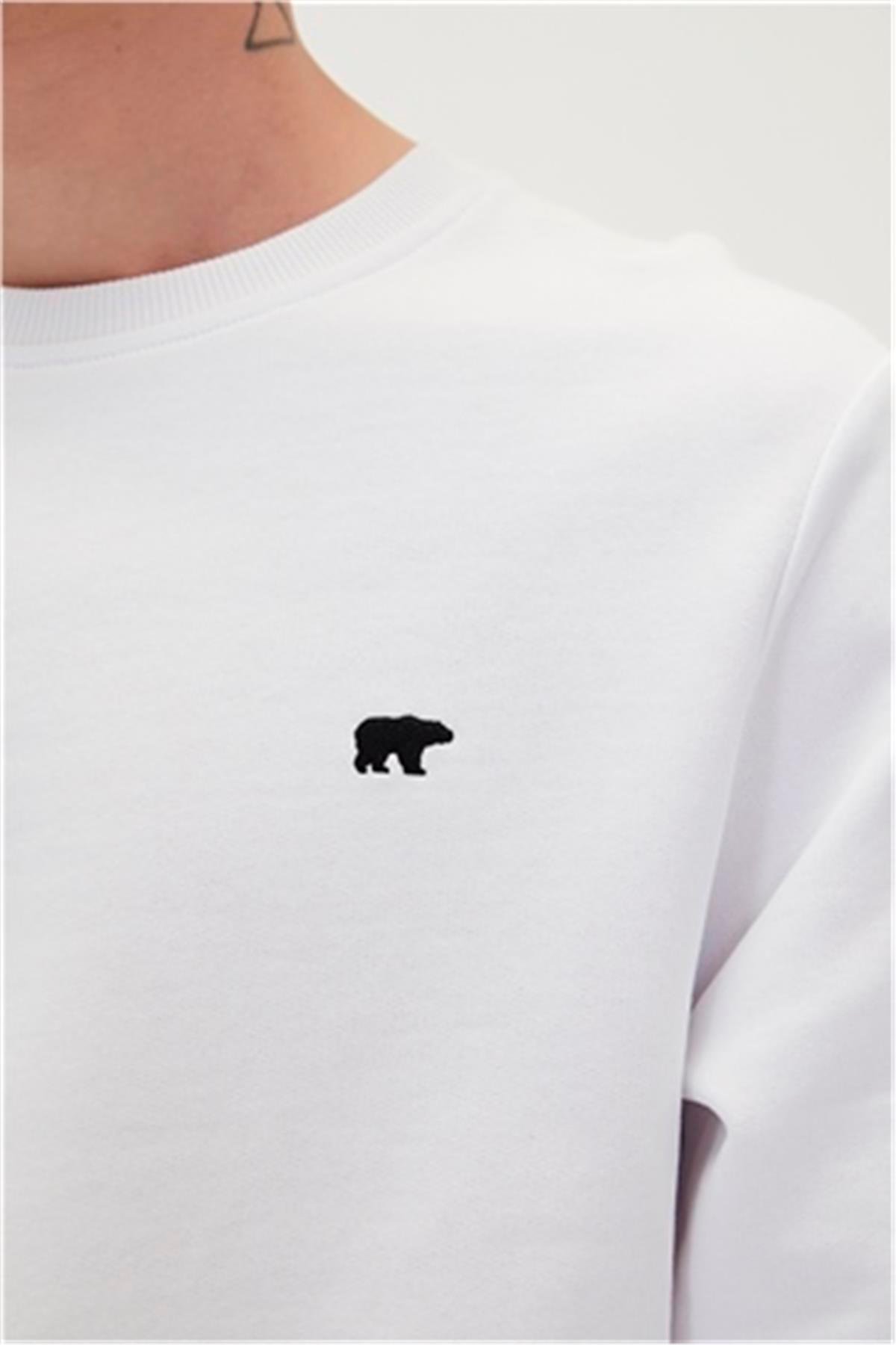 PRESAGE CREWNECK KING SIZE BEYAZ