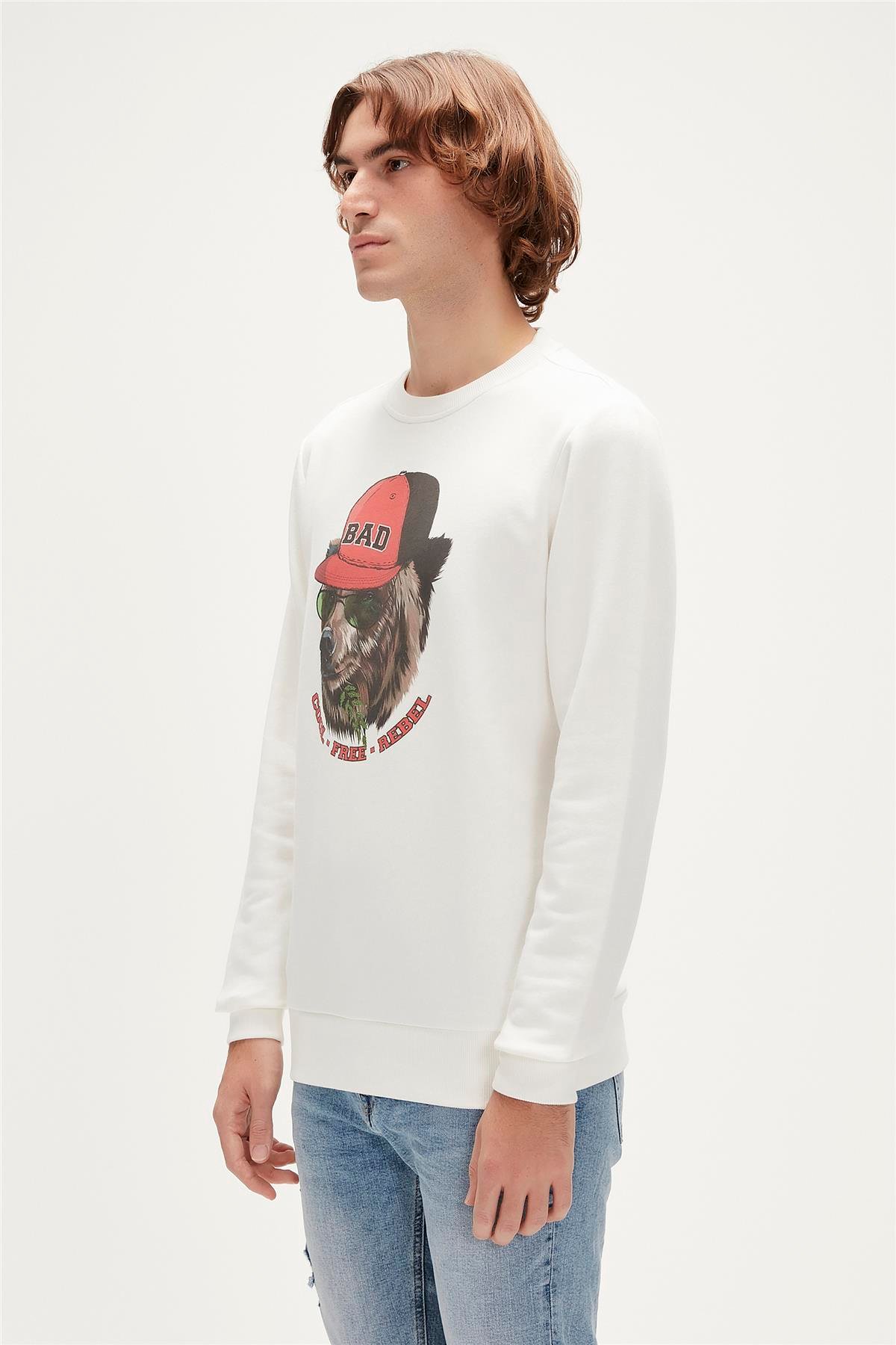 RABEL CREWNECK BEYAZ