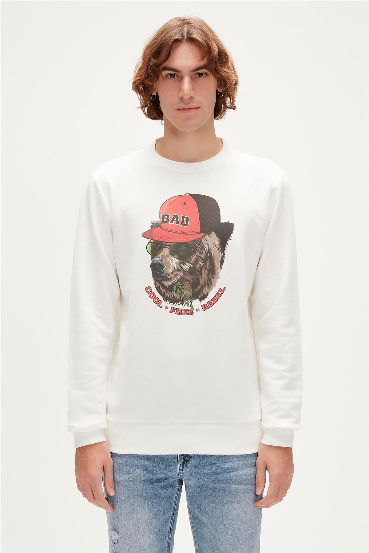 RABEL CREWNECK BEYAZ
