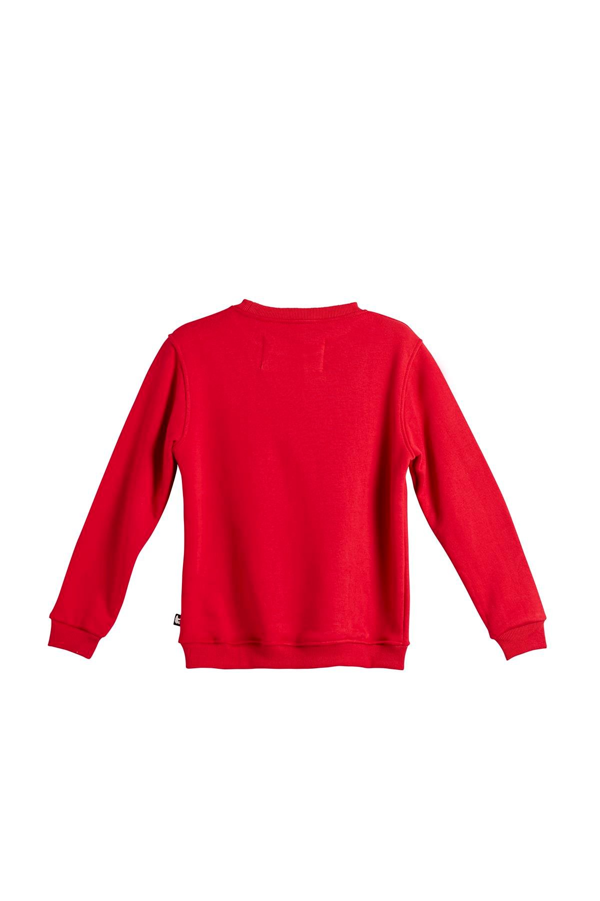 RABEL CREWNECK JR PARLAK KIRMIZI