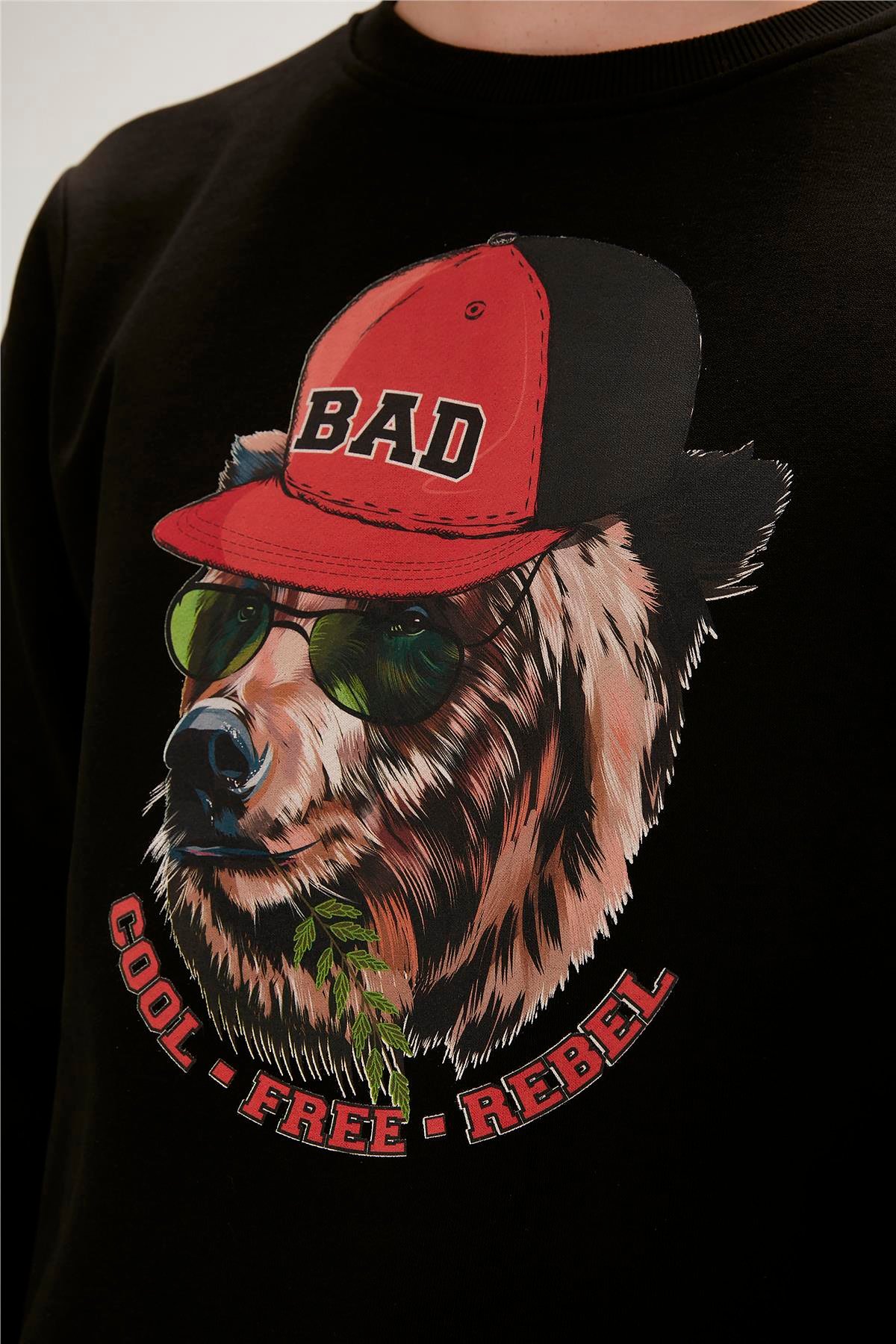 RABEL CREWNECK SİYAH