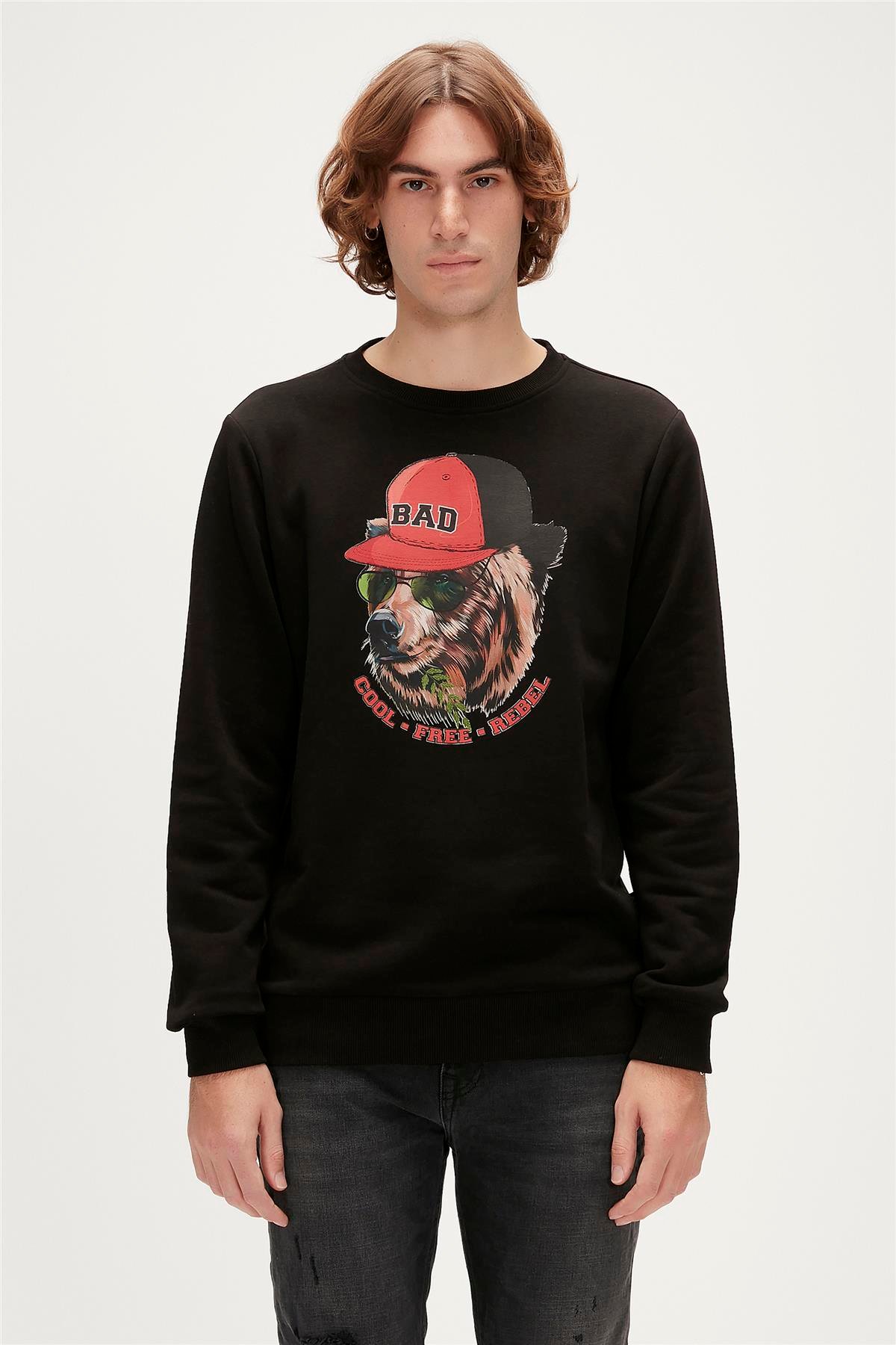 RABEL CREWNECK SİYAH