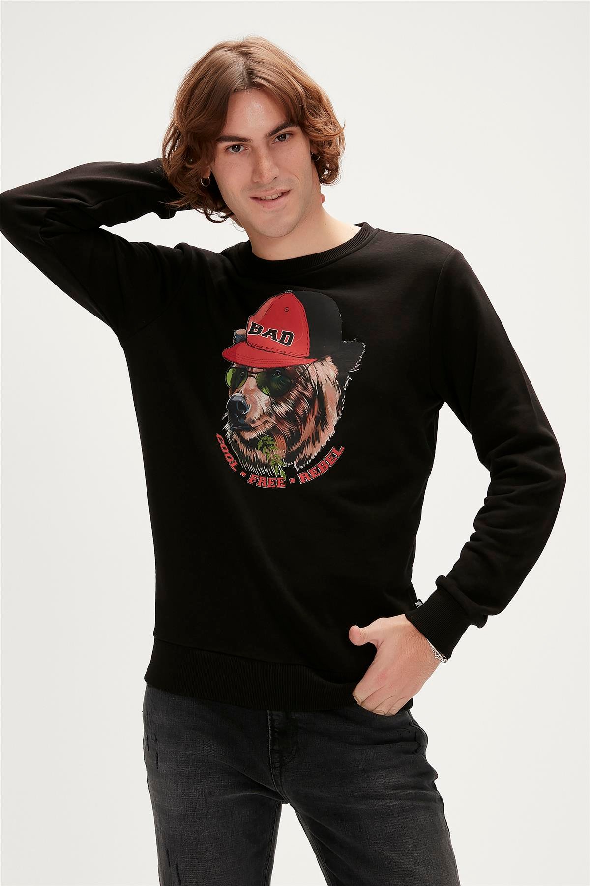 RABEL CREWNECK SİYAH