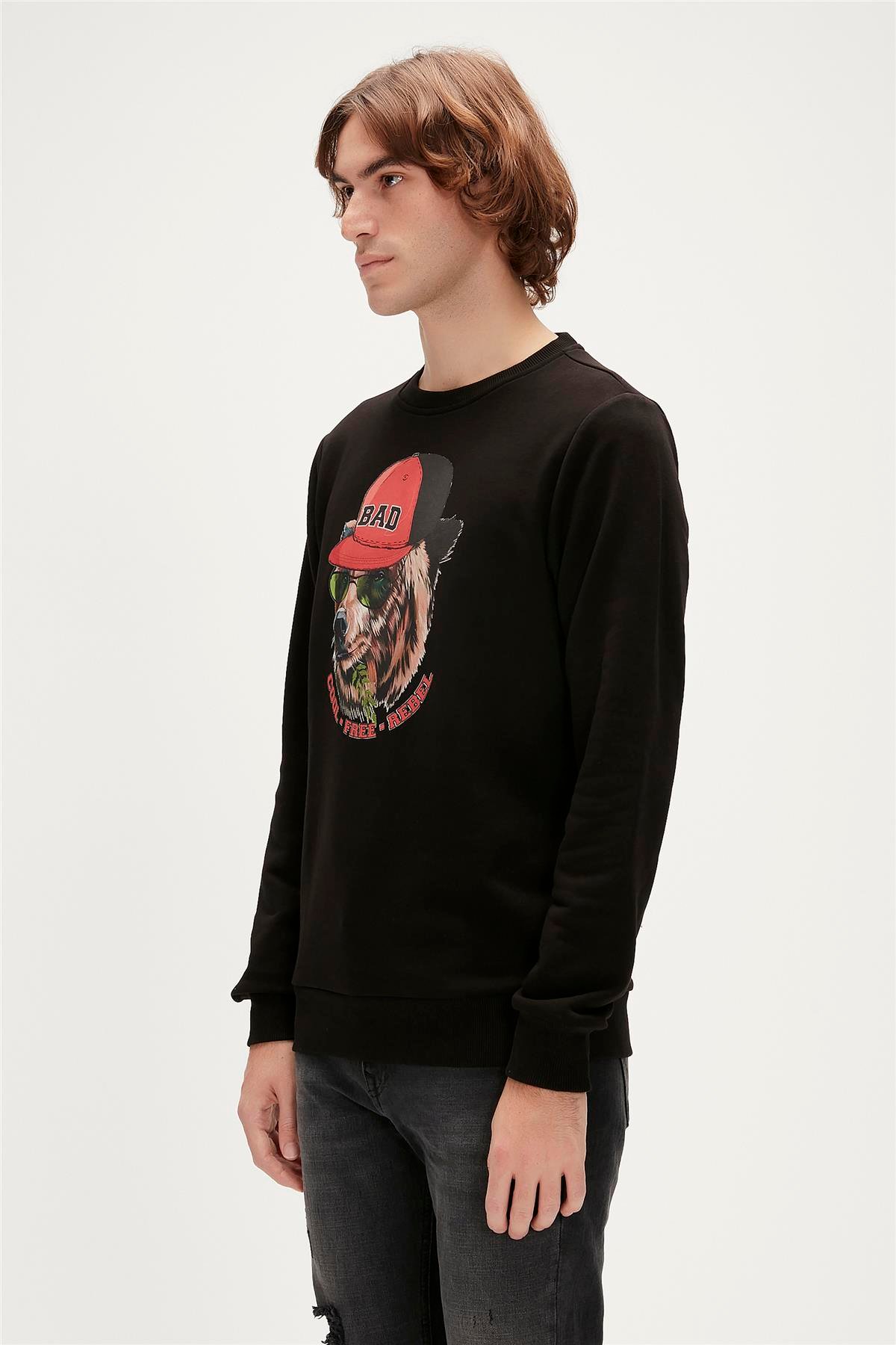 RABEL CREWNECK SİYAH