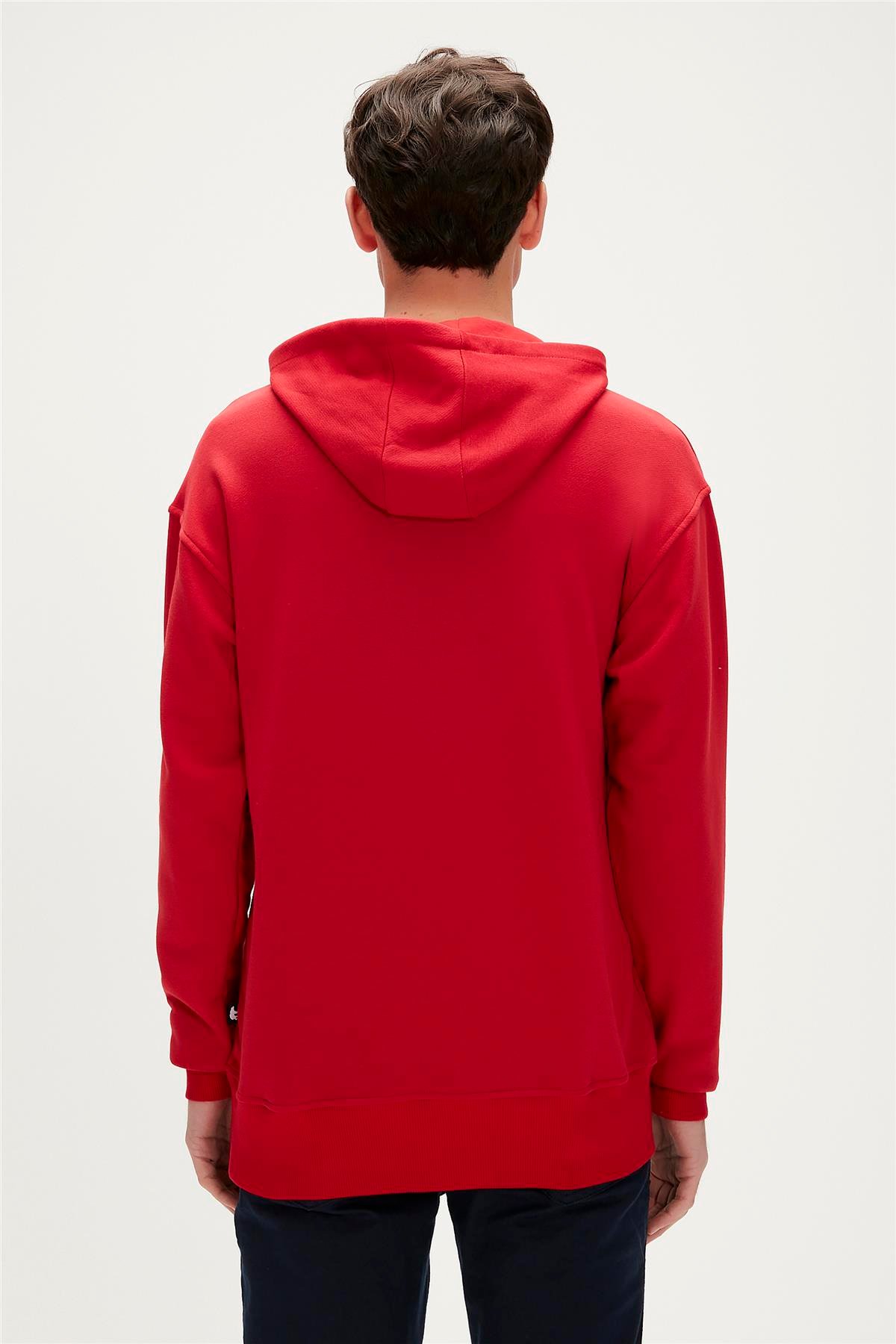 RAINBOW HOODIE PARLAK KIRMIZI