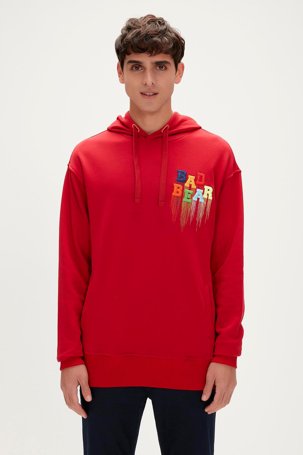RAINBOW HOODIE PARLAK KIRMIZI