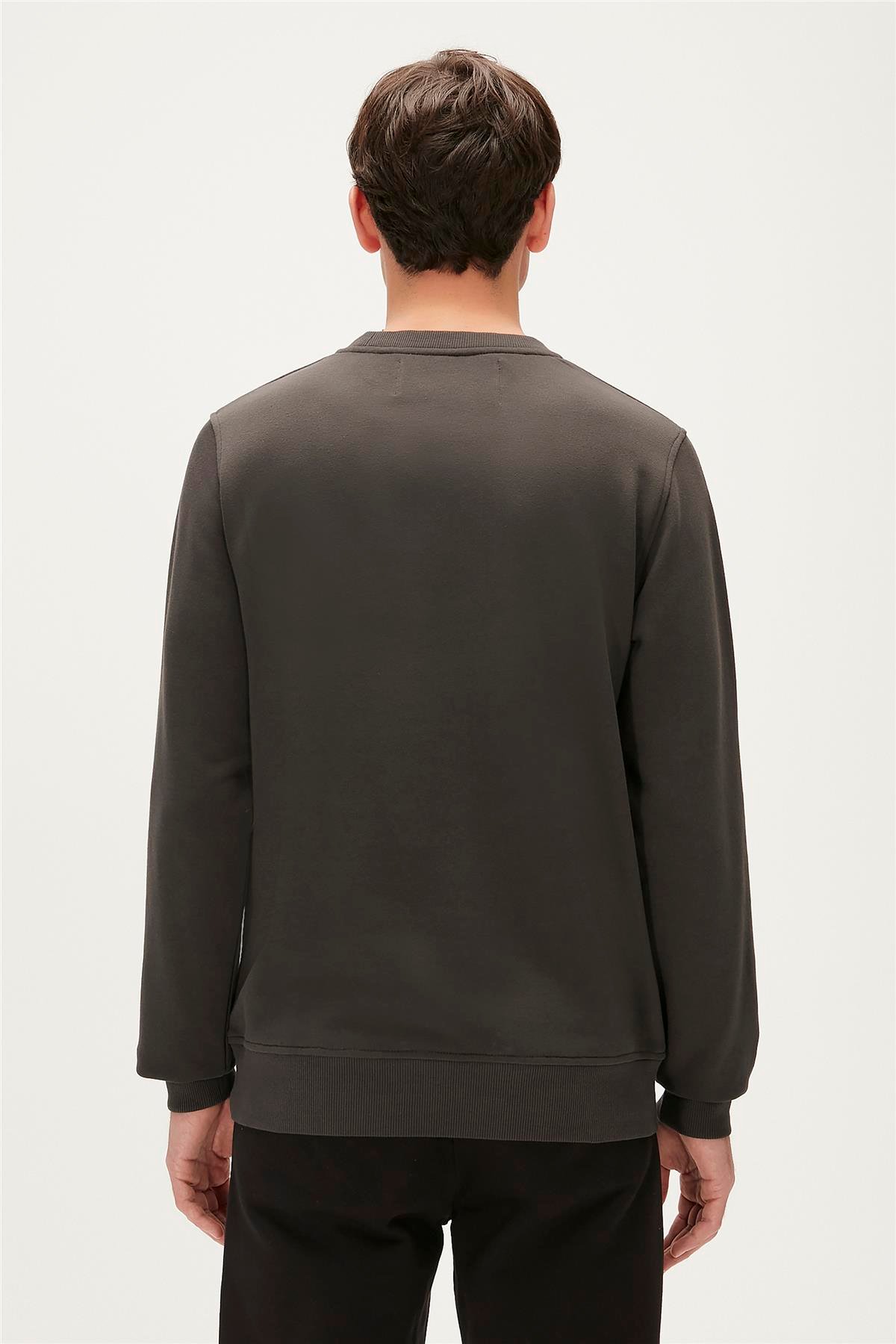 RE-BAMBOO CREWNECK ANTRASİT
