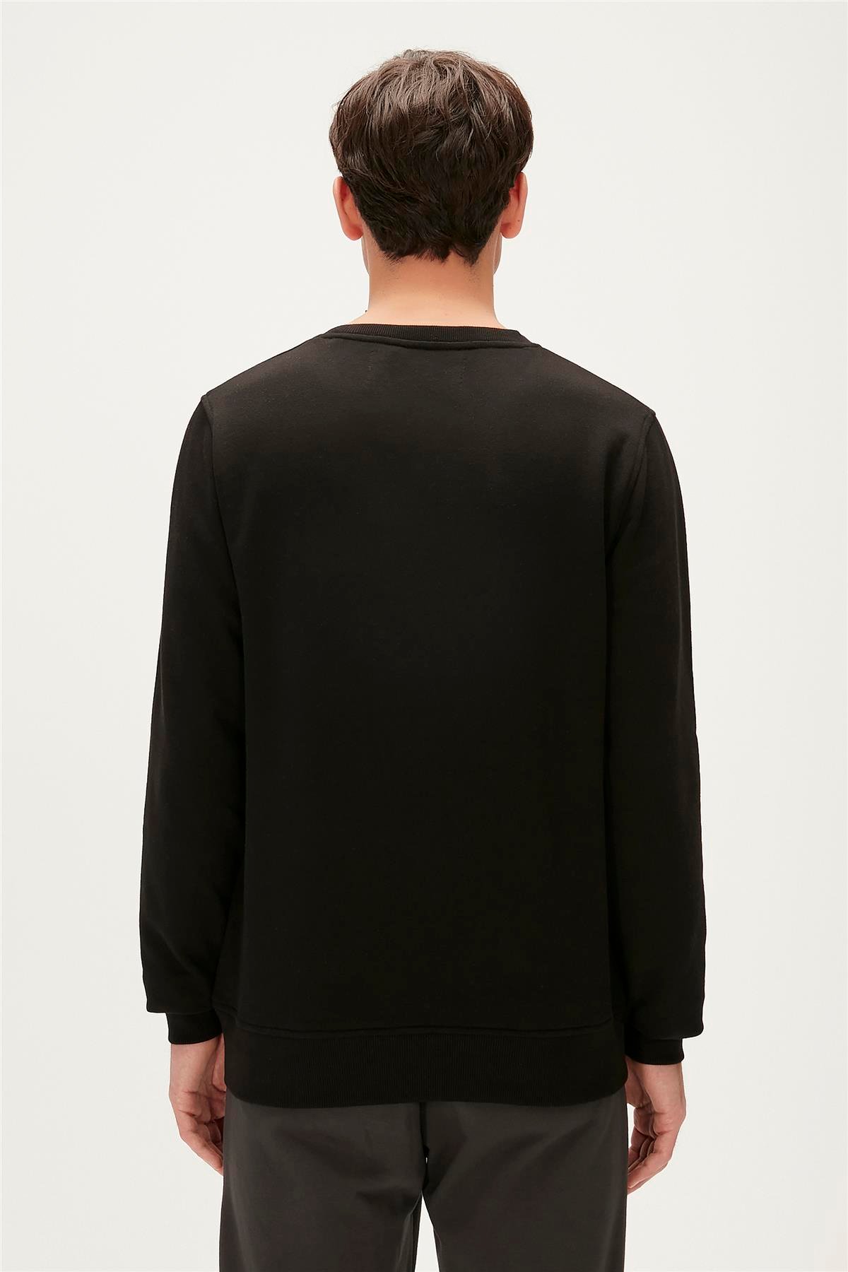 RE-BAMBOO CREWNECK SİYAH