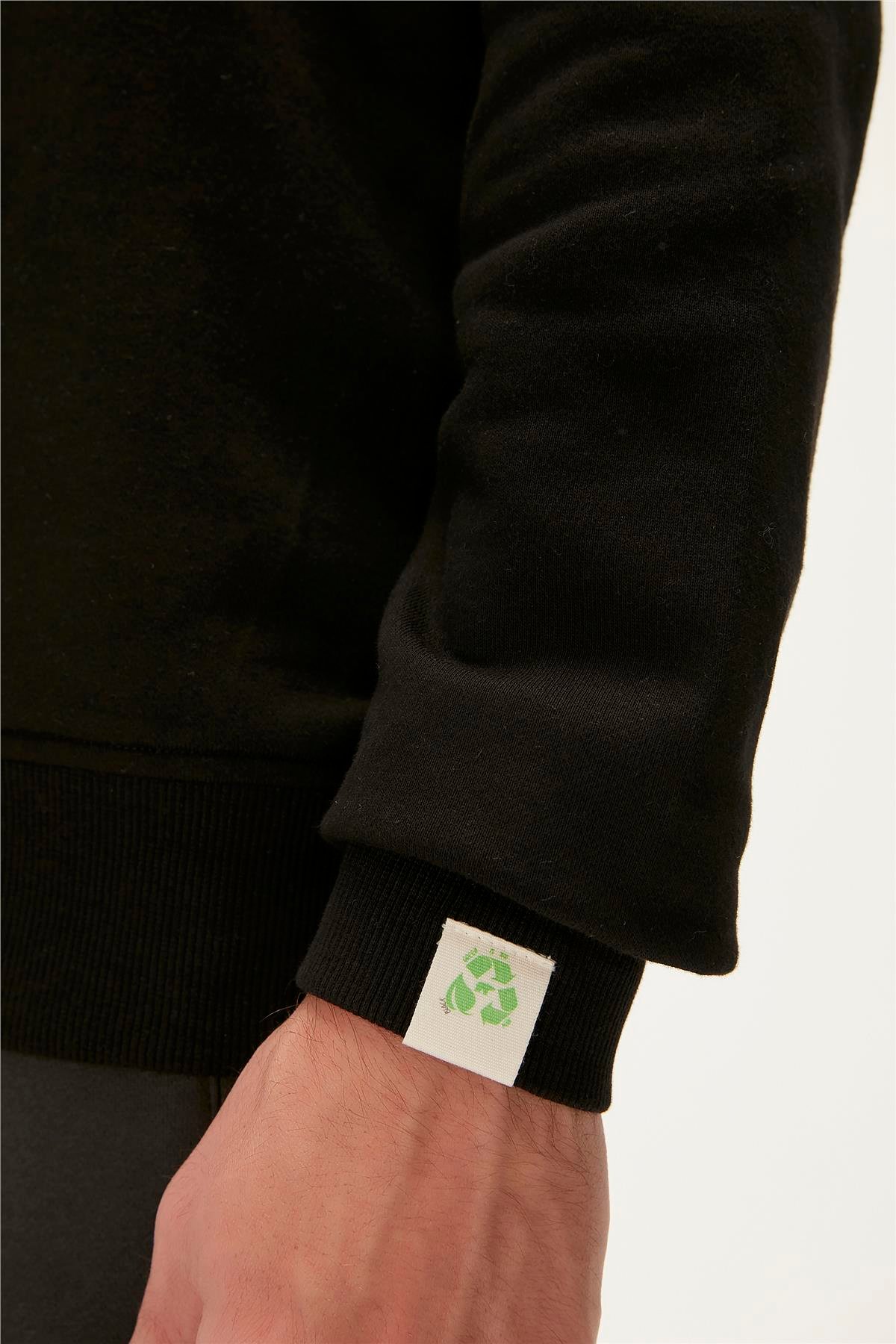 RE-BAMBOO CREWNECK SİYAH