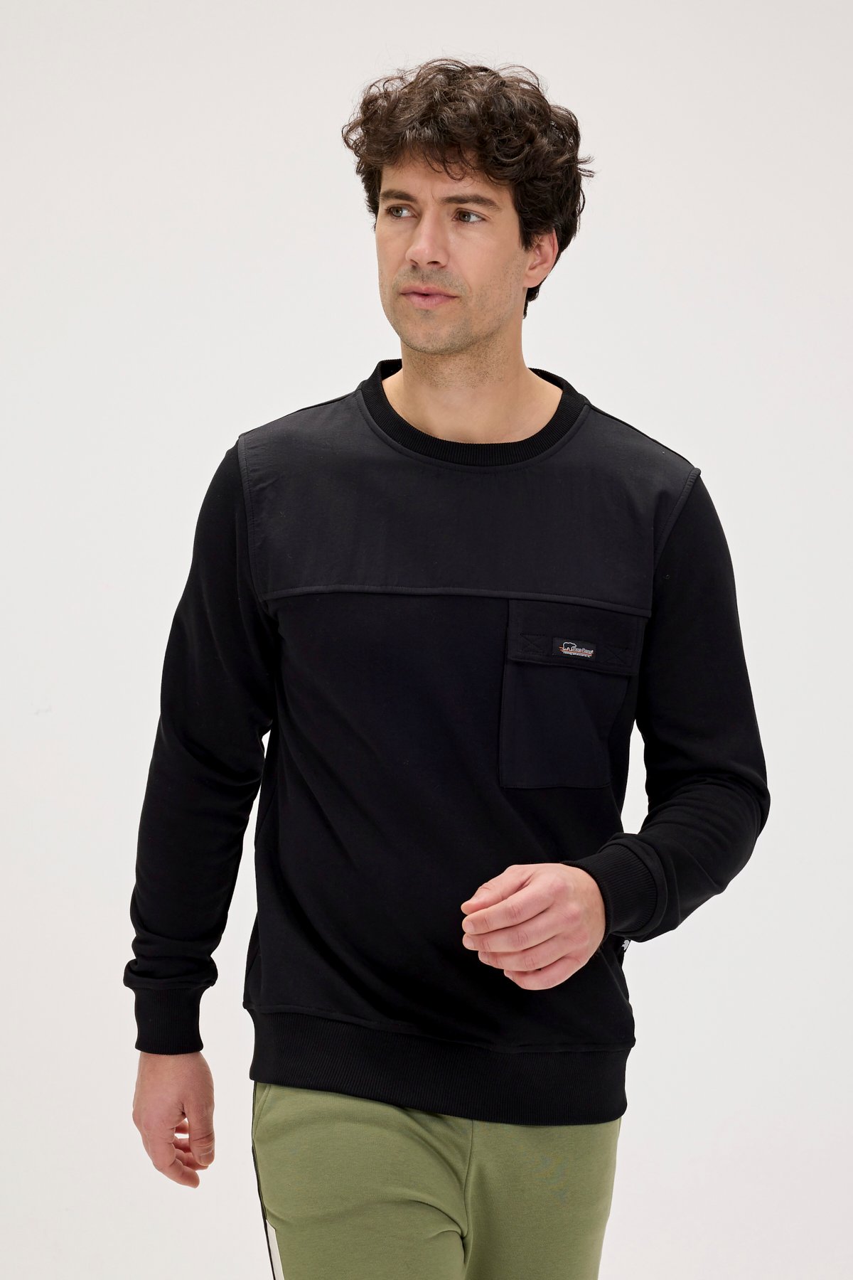 RE-BEVERLY CREWNECK POCKET CREWNECK NIGHT  ERKEK SWEATSHIRT RE-BEVERLY CREWNECKRE-BEVERLY CREWNECK