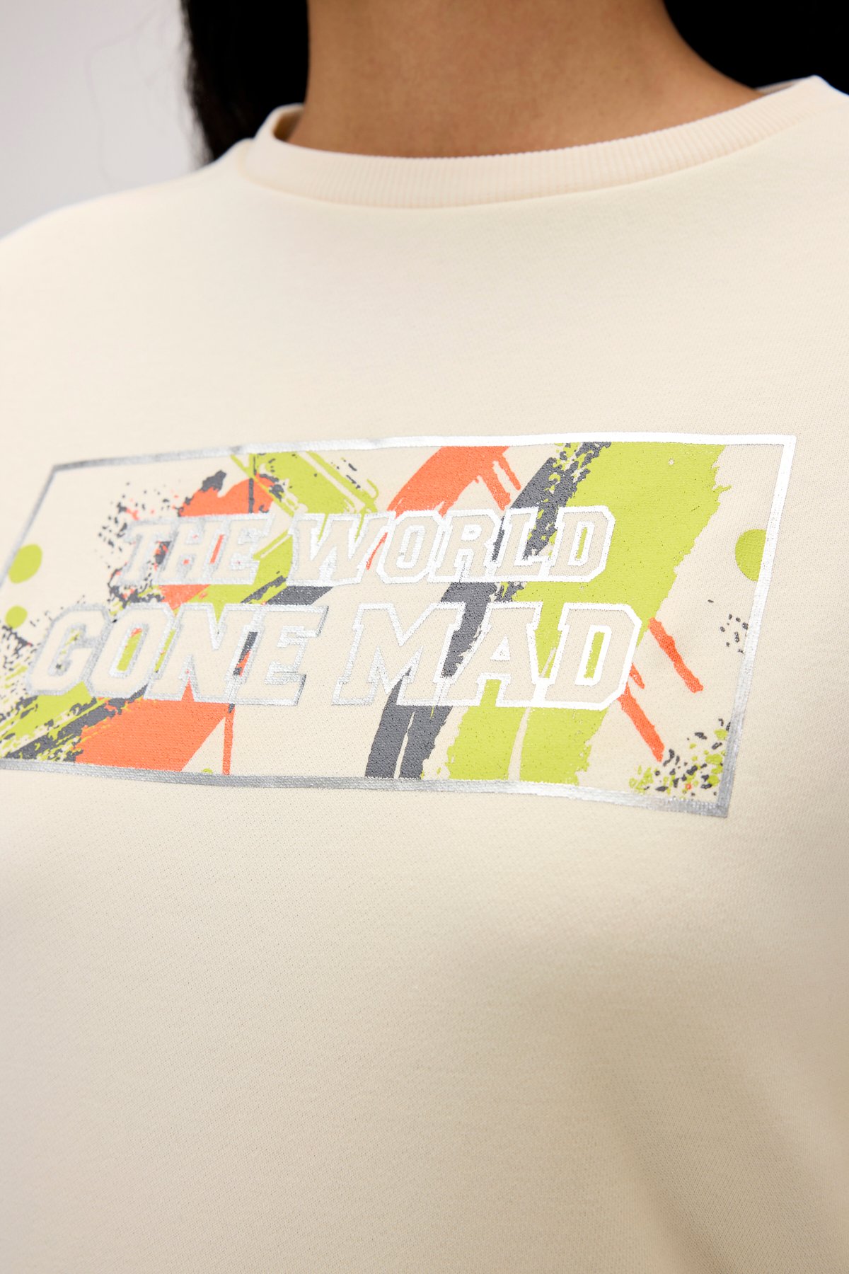 RE-CARINA CREWNECK PRINTED CREWNECK MARSHMALLOW  KADIN SWEATSHIRT RE-CARINA CREWNECKRE-CARINA CREWNECK