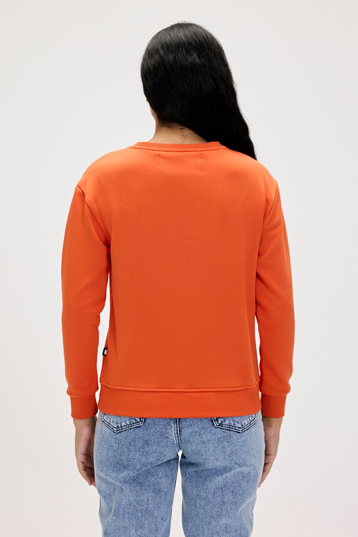 RE-CARINA CREWNECK PRINTED CREWNECK ORANGE  KADIN SWEATSHIRT RE-CARINA CREWNECKRE-CARINA CREWNECK