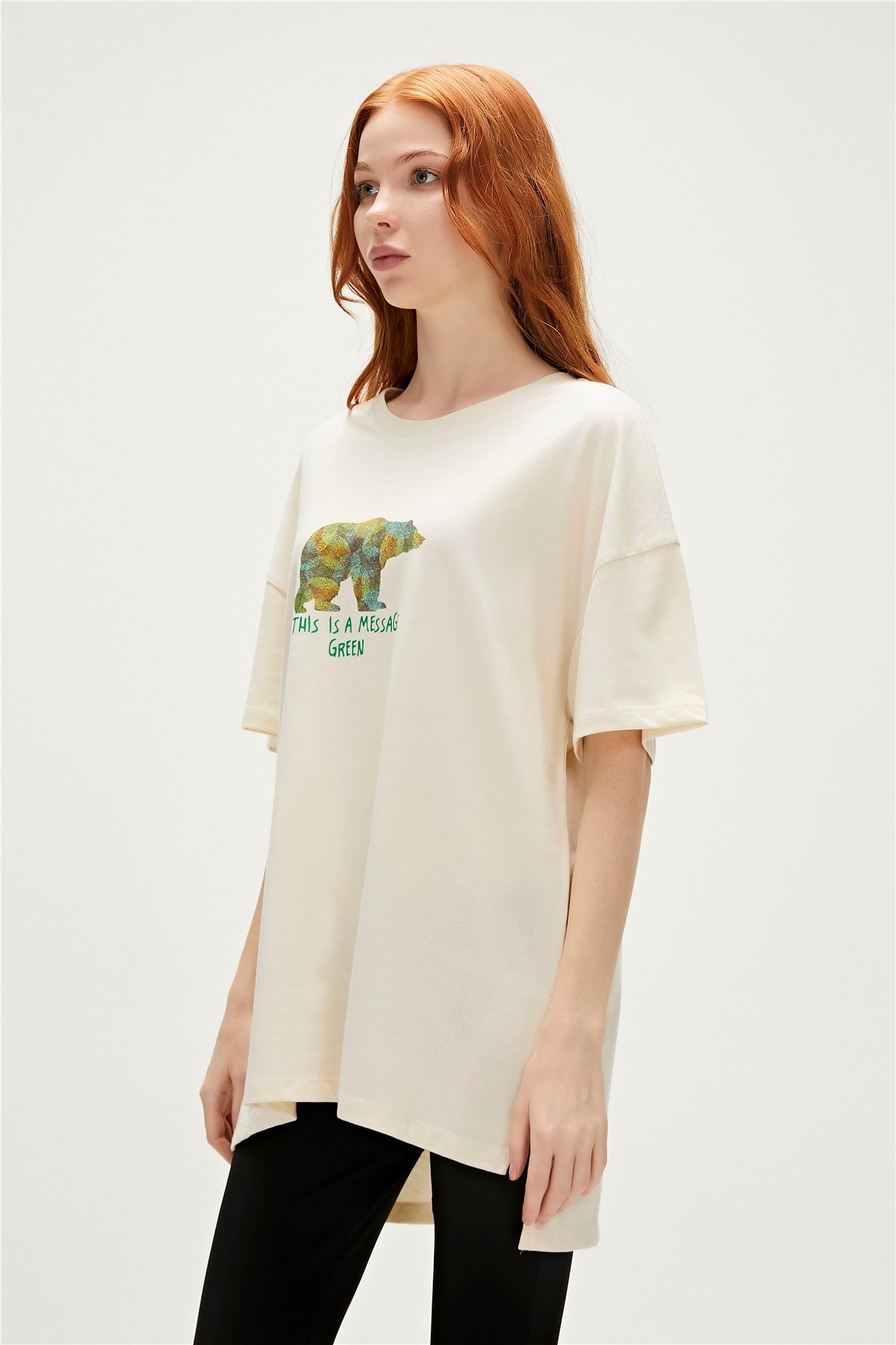 RE-FINGER T-SHIRT ŞEKER BEYAZI