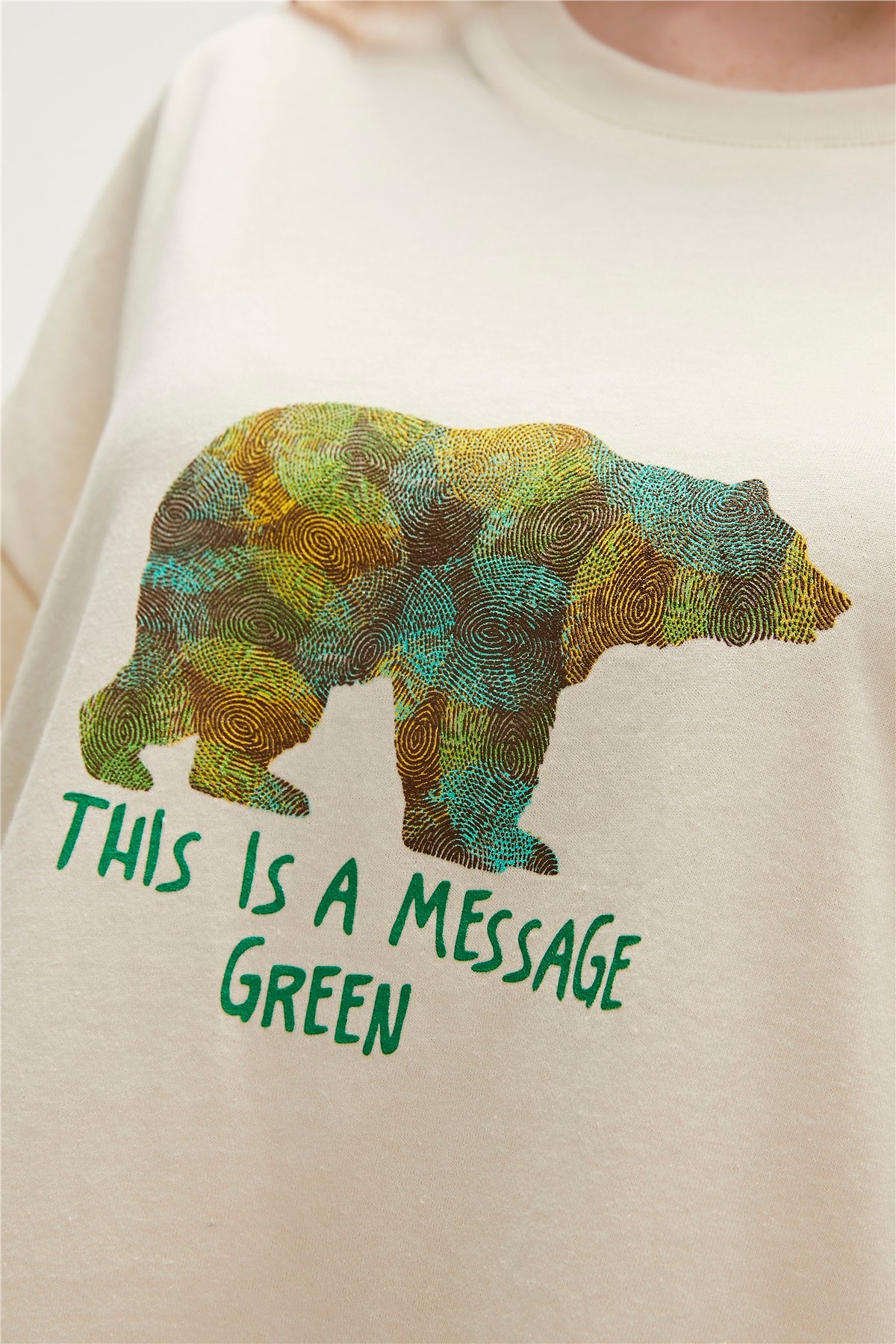 RE-FINGER T-SHIRT ŞEKER BEYAZI