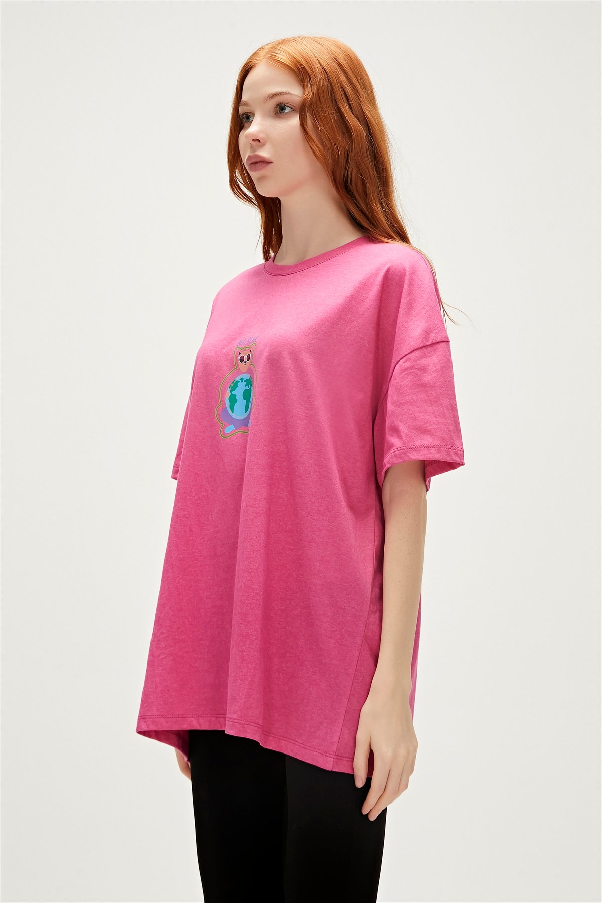 RE-SAVE T-SHIRT FUŞYA