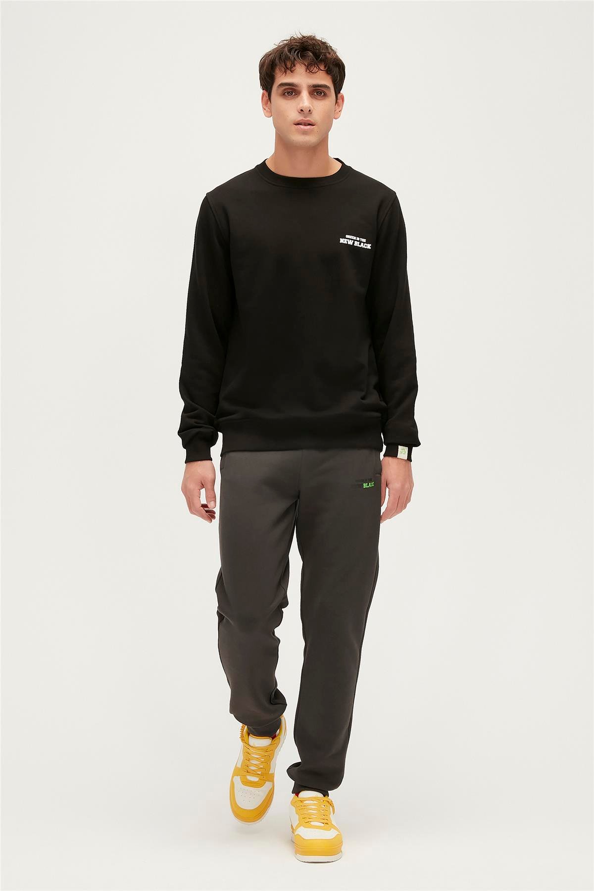 RE-WORLD CREWNECK SİYAH